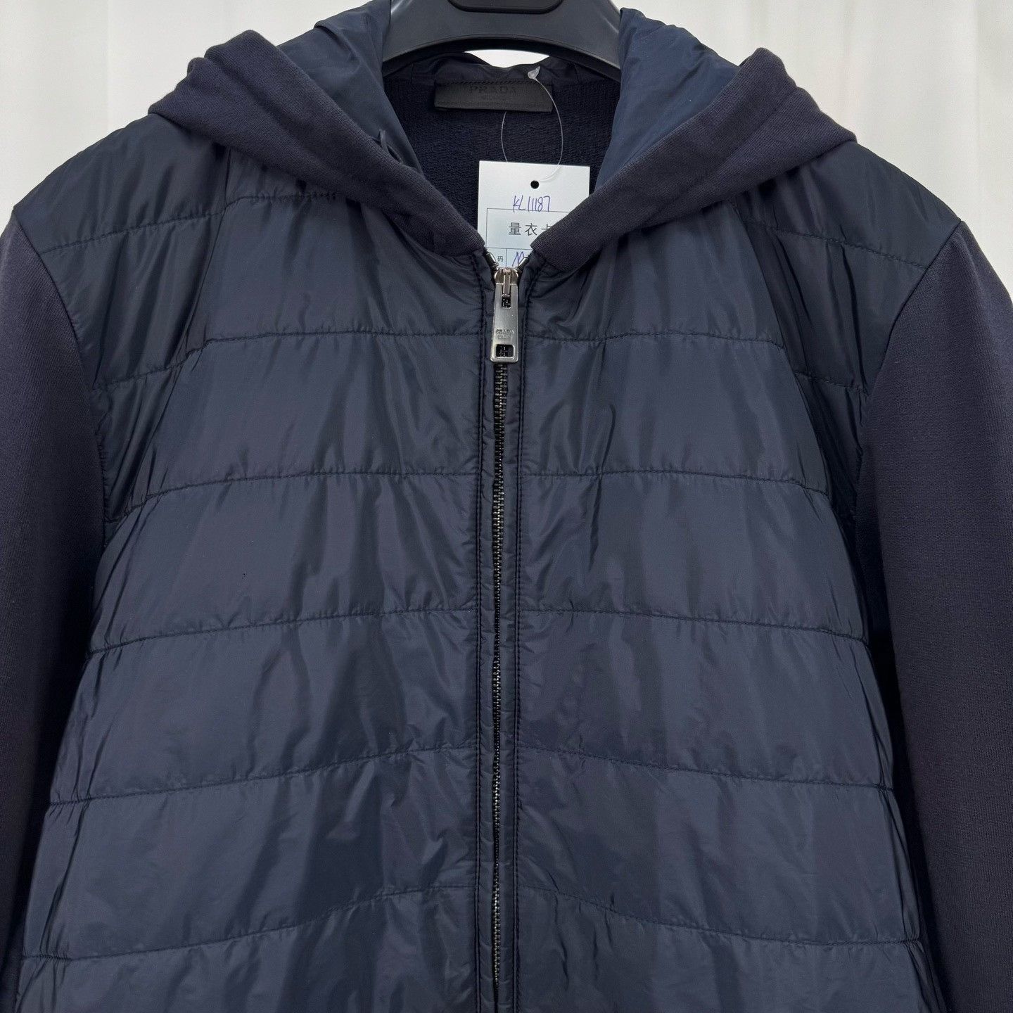 Prada Prada Hybrid Quilted Down Hoodie Size M Size US M / EU 48-50 / 2 - 4 Thumbnail
