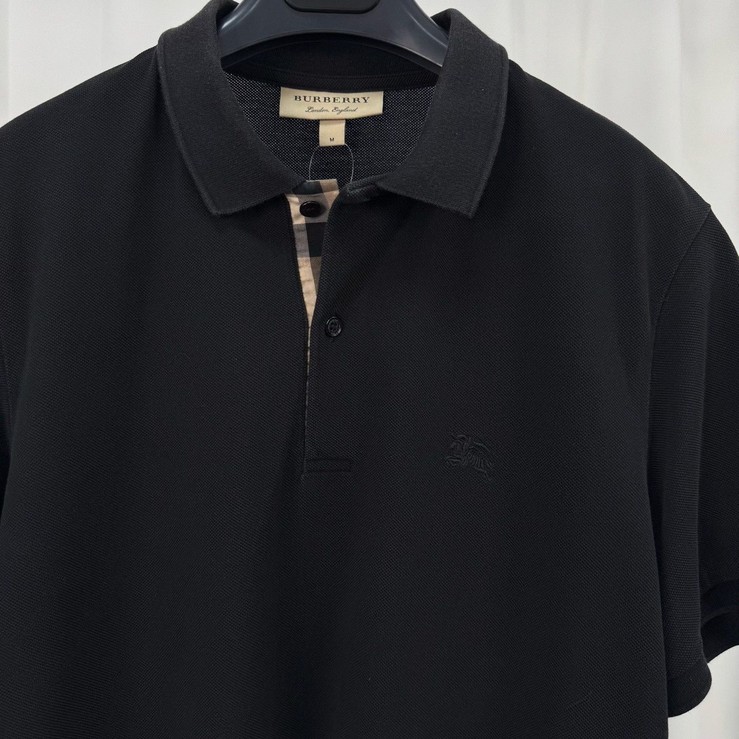 Burberry Burberry Knight Embroidered Polo Shirt Size M Size US M / EU 48-50 / 2 - 4 Thumbnail