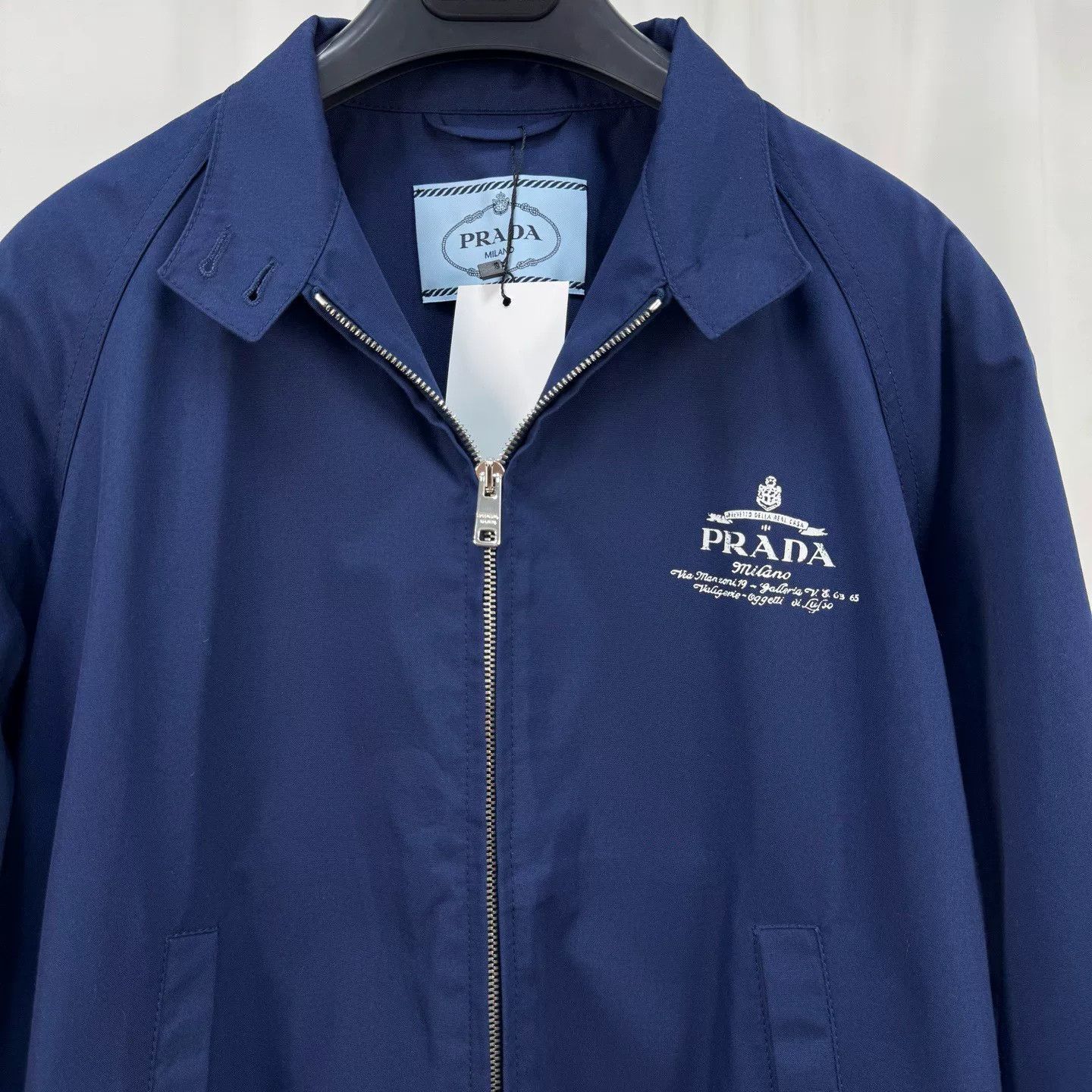 Prada Prada Logo Print Zip-Up Jacket 40 Size S / US 4 / IT 40 - 4 Thumbnail