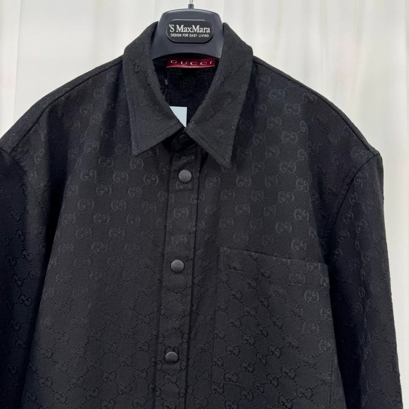 Gucci Gucci Monogram Denim Shirt Jacket EU 48 Size US M / EU 48-50 / 2 - 4 Thumbnail
