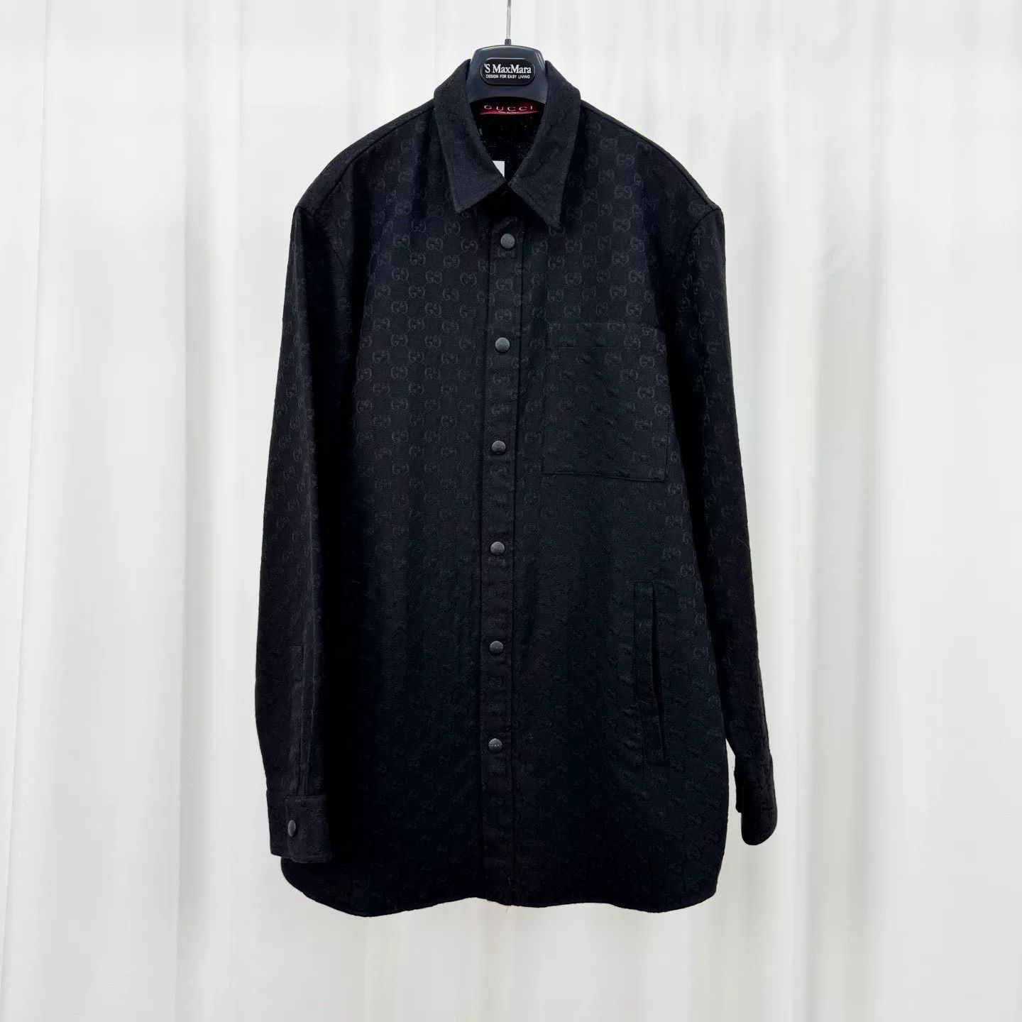 Gucci Gucci Monogram Denim Shirt Jacket EU 48 Size US M / EU 48-50 / 2 - 2 Thumbnail