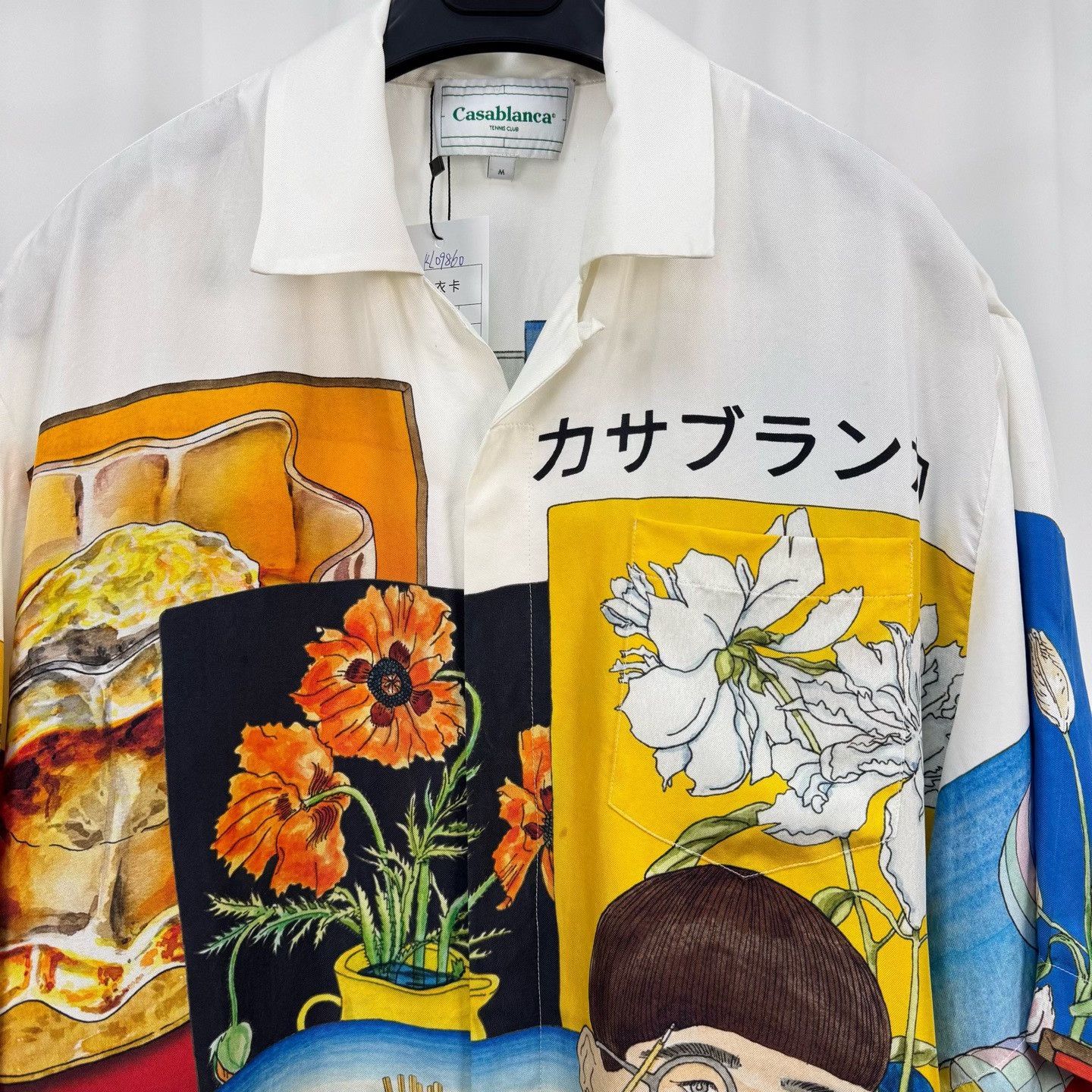 Casablanca Casablanca Portrait Print Silk Short Sleeve Shirt M Size US M / EU 48-50 / 2 - 4 Thumbnail
