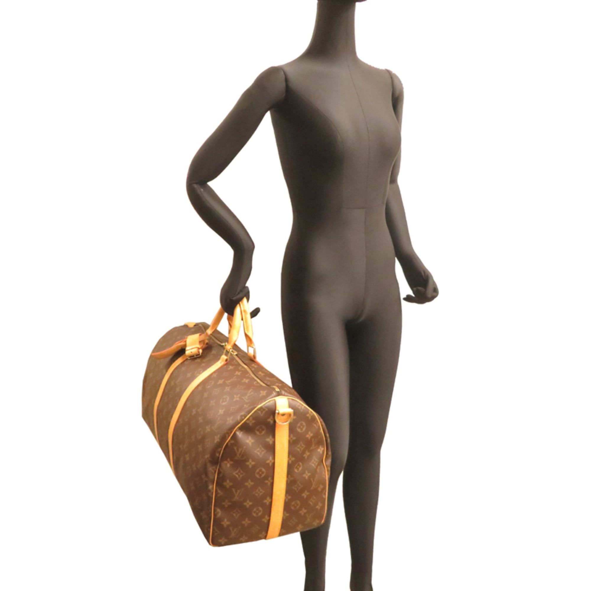 Louis Vuitton Louis Vuitton Keepall Bandoulière 55 Women's/Men's Boston Bag M41414 Monogram Brown Size ONE SIZE - 8 Thumbnail