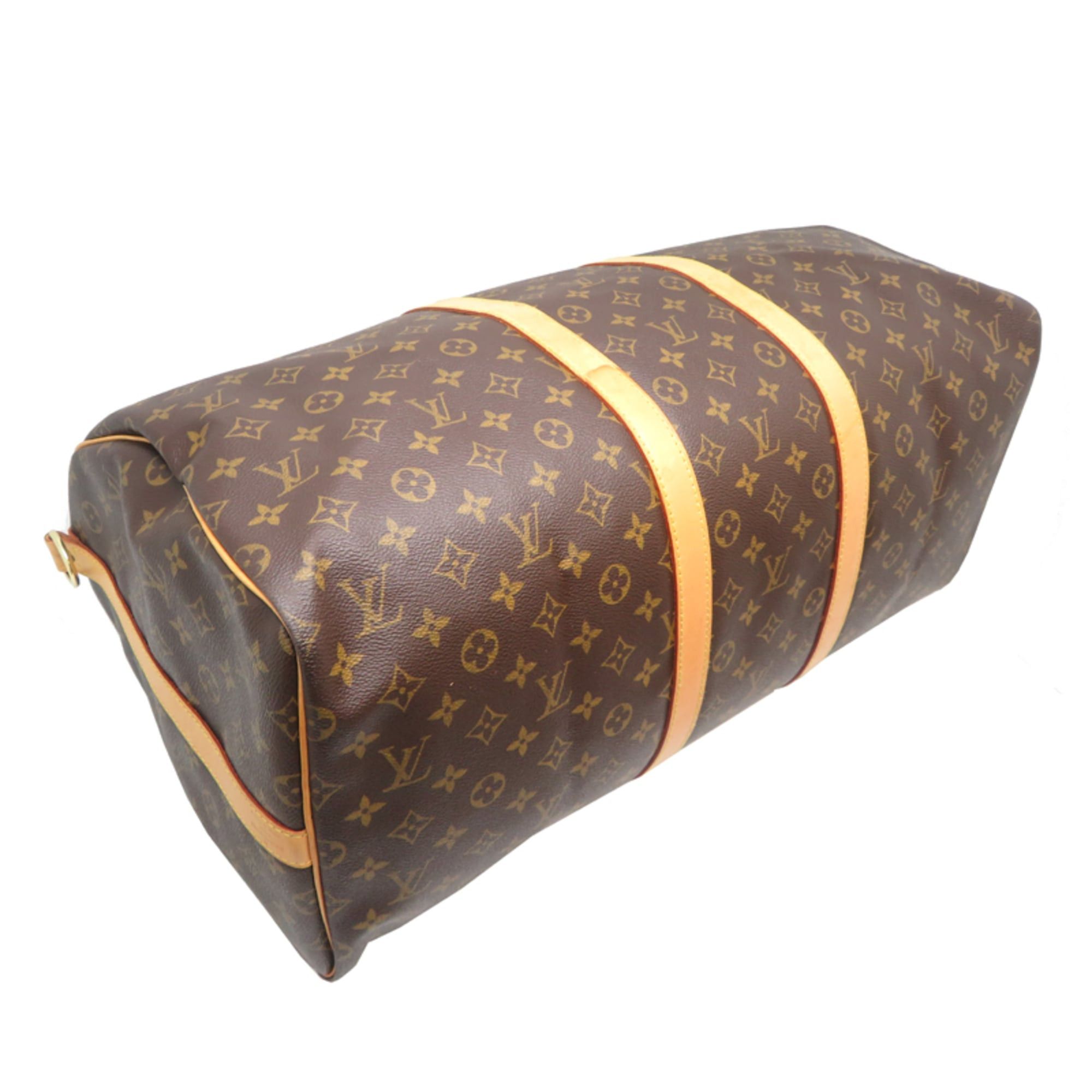Louis Vuitton Louis Vuitton Keepall Bandoulière 55 Women's/Men's Boston Bag M41414 Monogram Brown Size ONE SIZE - 3 Thumbnail