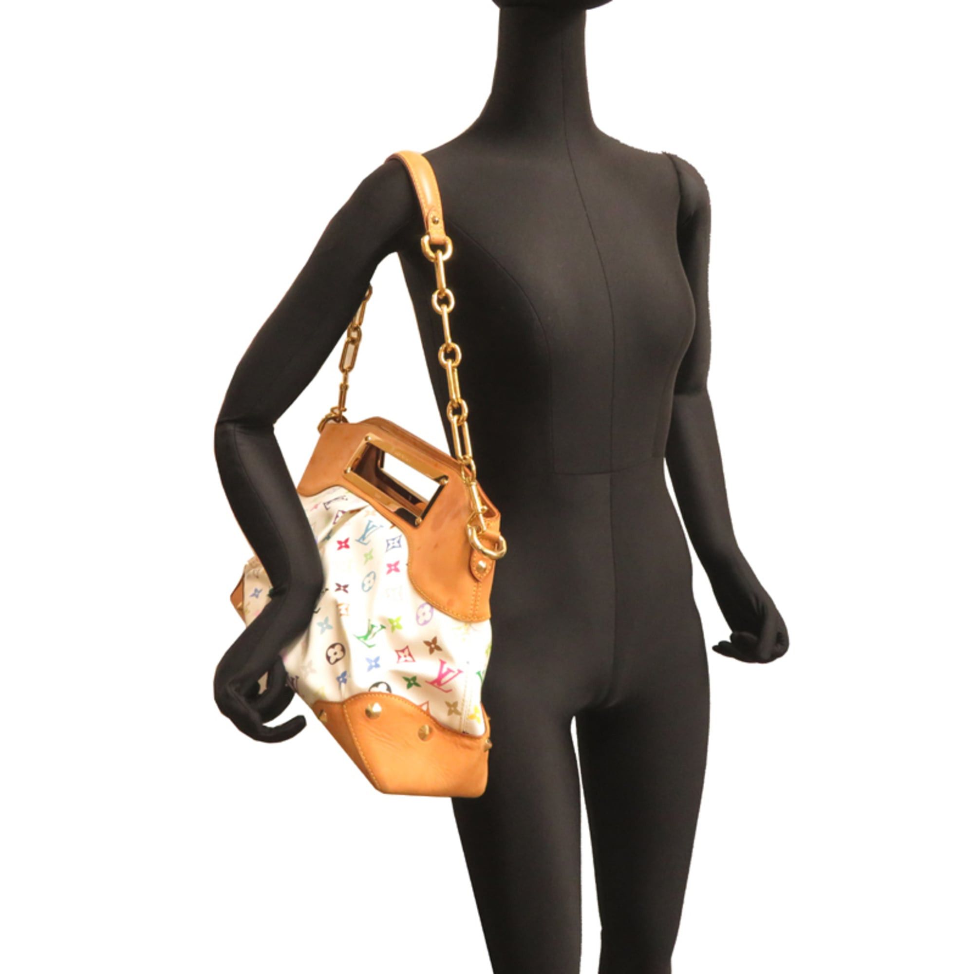 Louis Vuitton Louis Vuitton Judy GM Women's Shoulder Bag M40253 (Discontinued) Monogram Multicolor White Size ONE SIZE - 9 Thumbnail