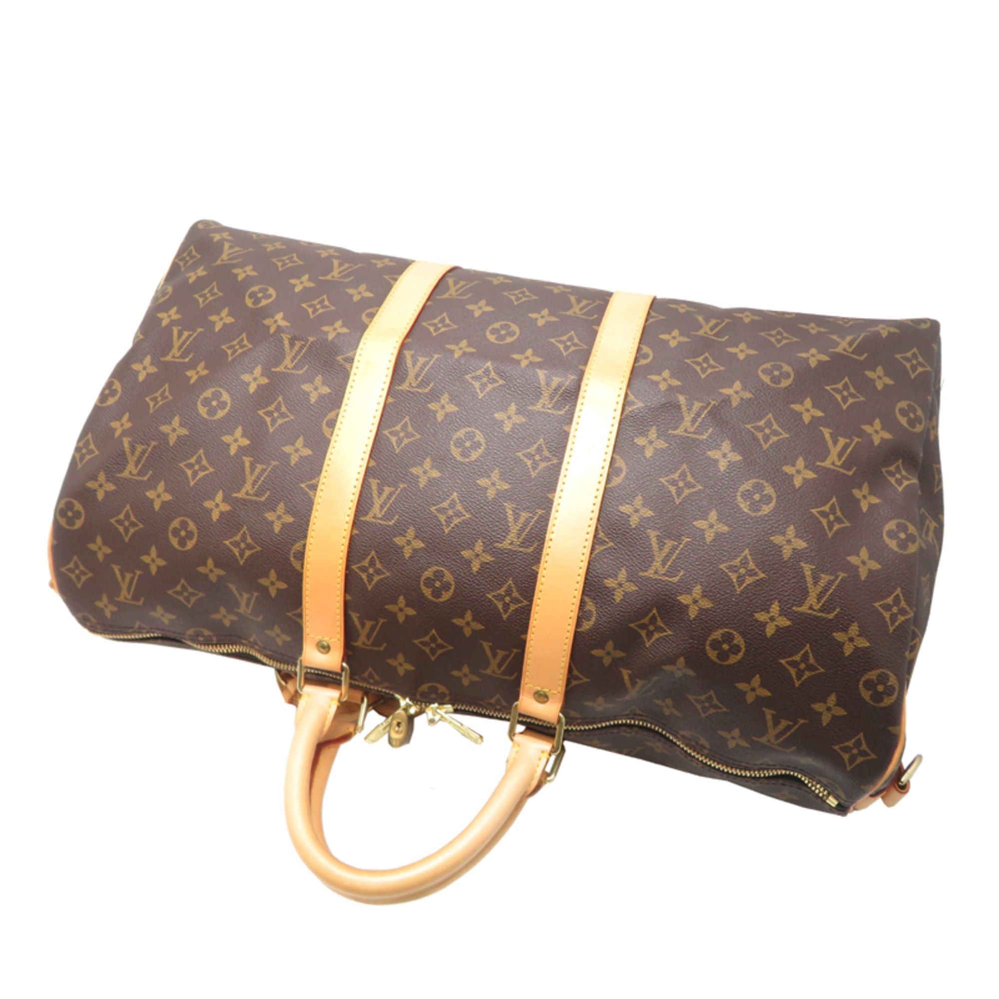 Louis Vuitton Louis Vuitton Keepall Bandoulière 50 Women's/Men's Boston Bag M41416 Monogram Brown Size ONE SIZE - 4 Thumbnail