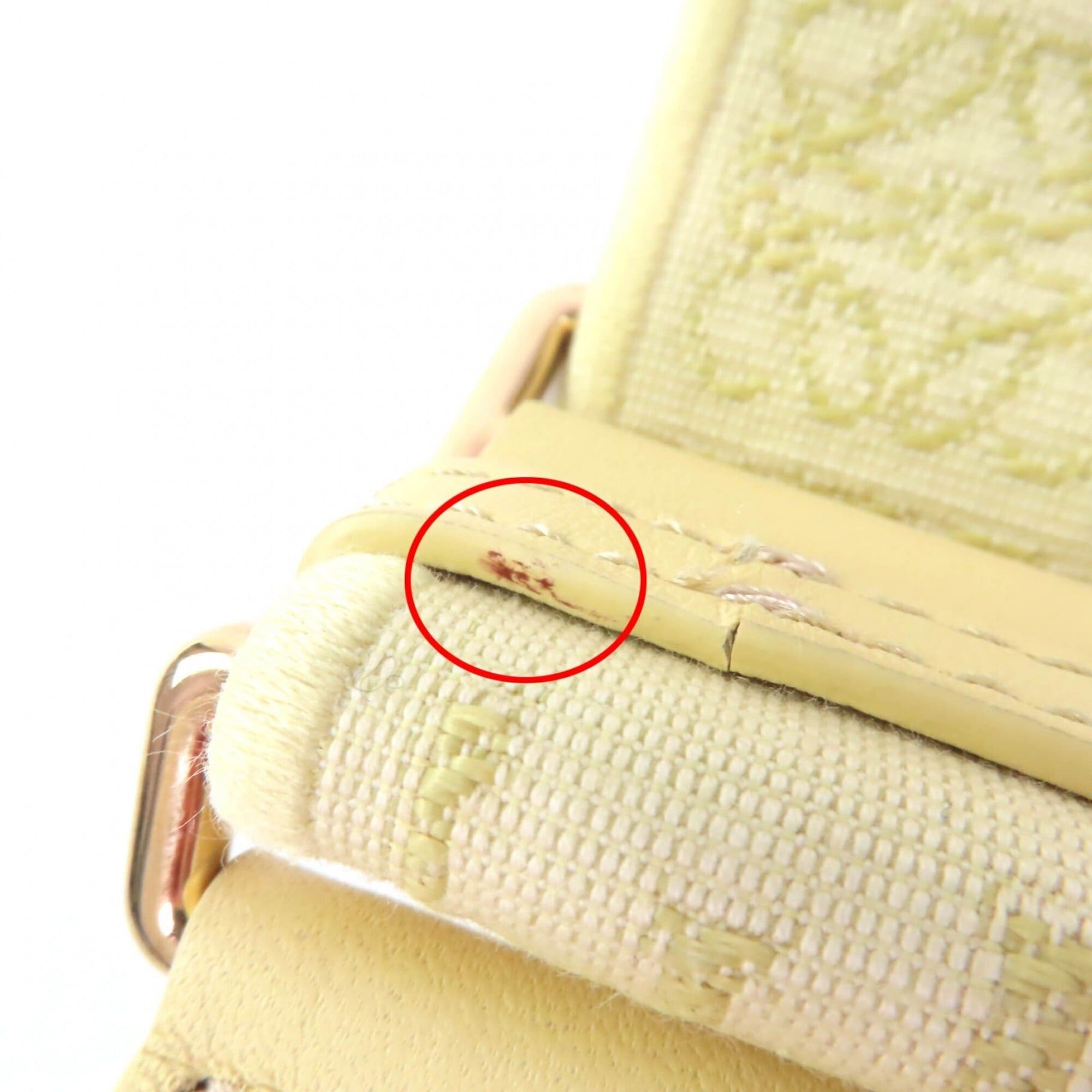 Loewe LOEWE (Loewe) Leather Trim Anagram Logo Shoulder Strap, Yellow, Gold Hardware, Made in Spain, Women's, with Dust Bag Size ONE SIZE - 9 Thumbnail