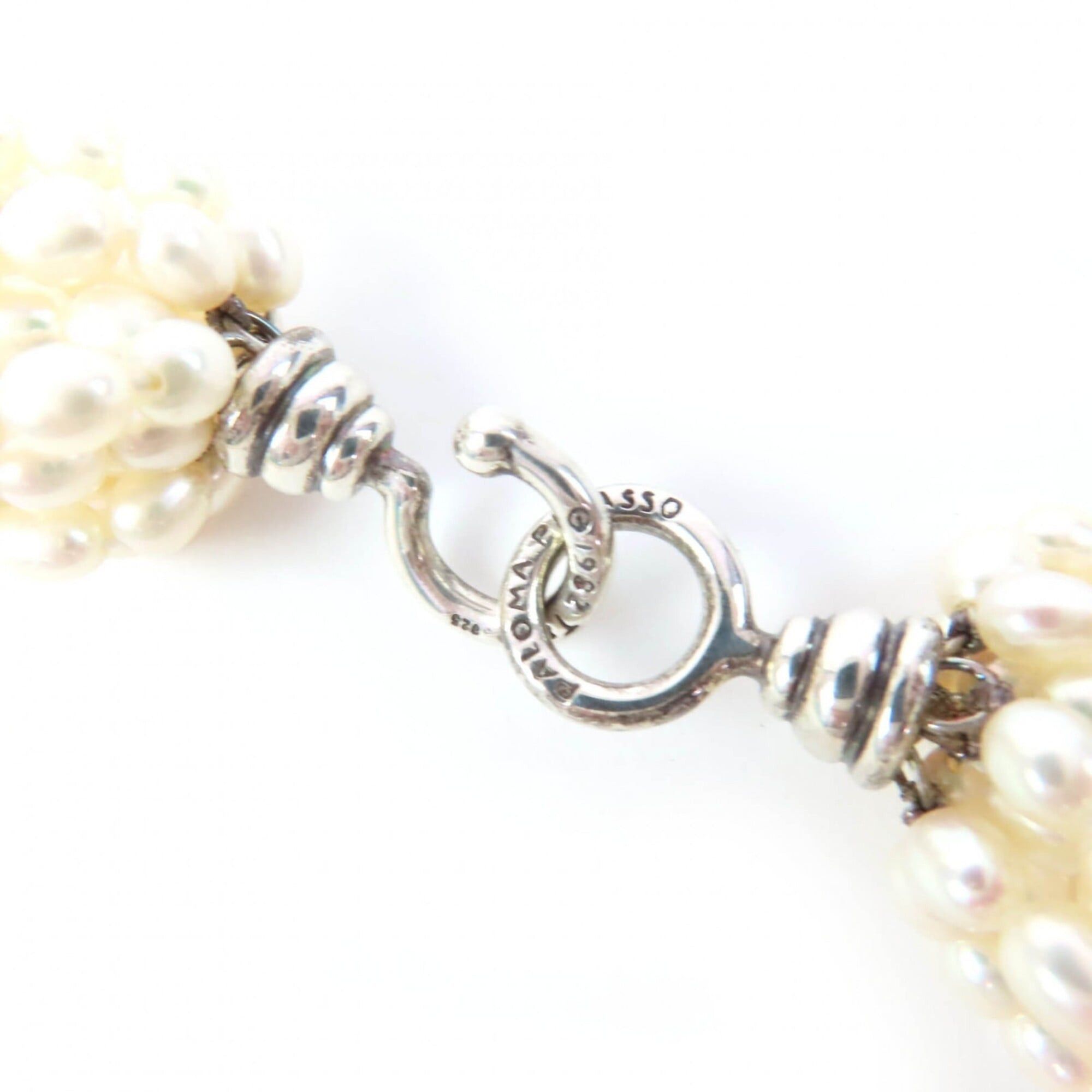 Tiffany & Co. TIFFANY&Co. Tiffany Torsade Necklace, Pearl, 925 Sterling Silver, White, Silver Hardware, Weight 105g, Women's, Comes with Box and Dust Bag. Size ONE SIZE - 5 Thumbnail