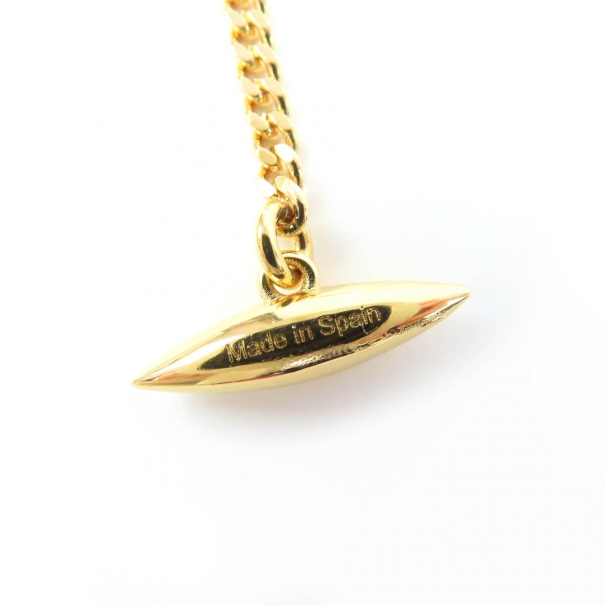 Loewe LOEWE J82124X02 Anagram Cube Chain Necklace Pendant, Gold, Made in Spain, Women's, with Box and Dust Bag. Size ONE SIZE - 7 Thumbnail