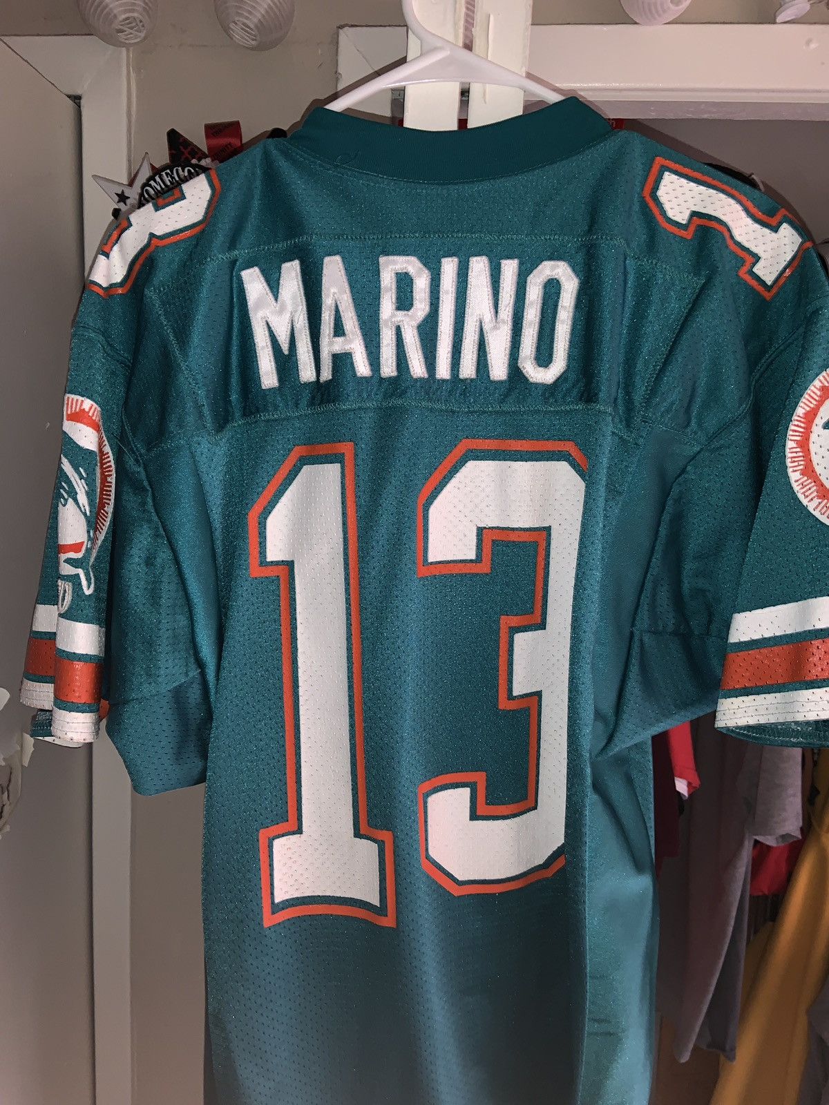 Miami Dolphins Dan Marino Authentic Wilson Football Jersey w/ 75th