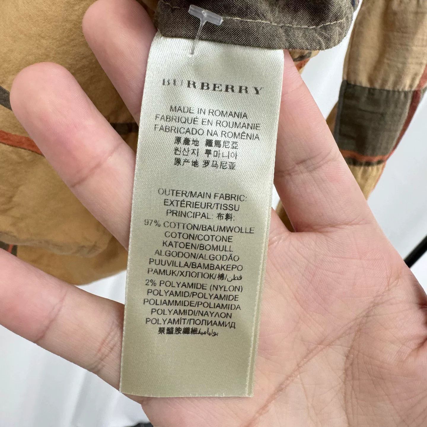 Burberry Burberry Brit Check Long Sleeve Shirt Size S Size US S / EU 44-46 / 1 - 7 Thumbnail