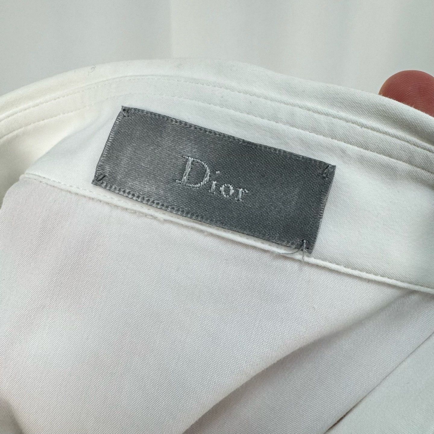 Dior Dior Bee Embroidery Long Sleeve Shirt 39 Size US M / EU 48-50 / 2 - 6 Thumbnail