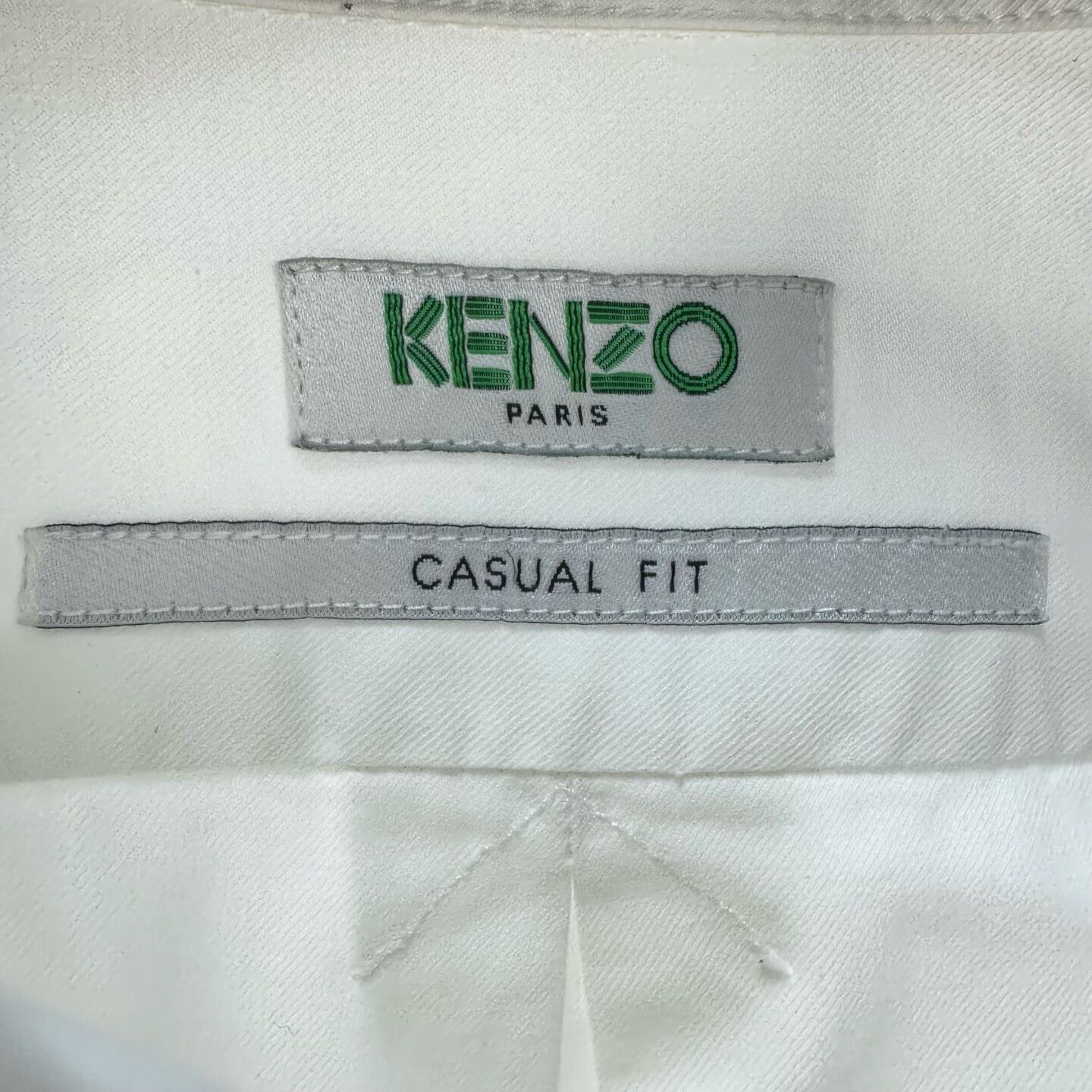Kenzo Kenzo Tiger Head Embroidered White Shirt M Size US M / EU 48-50 / 2 - 6 Thumbnail