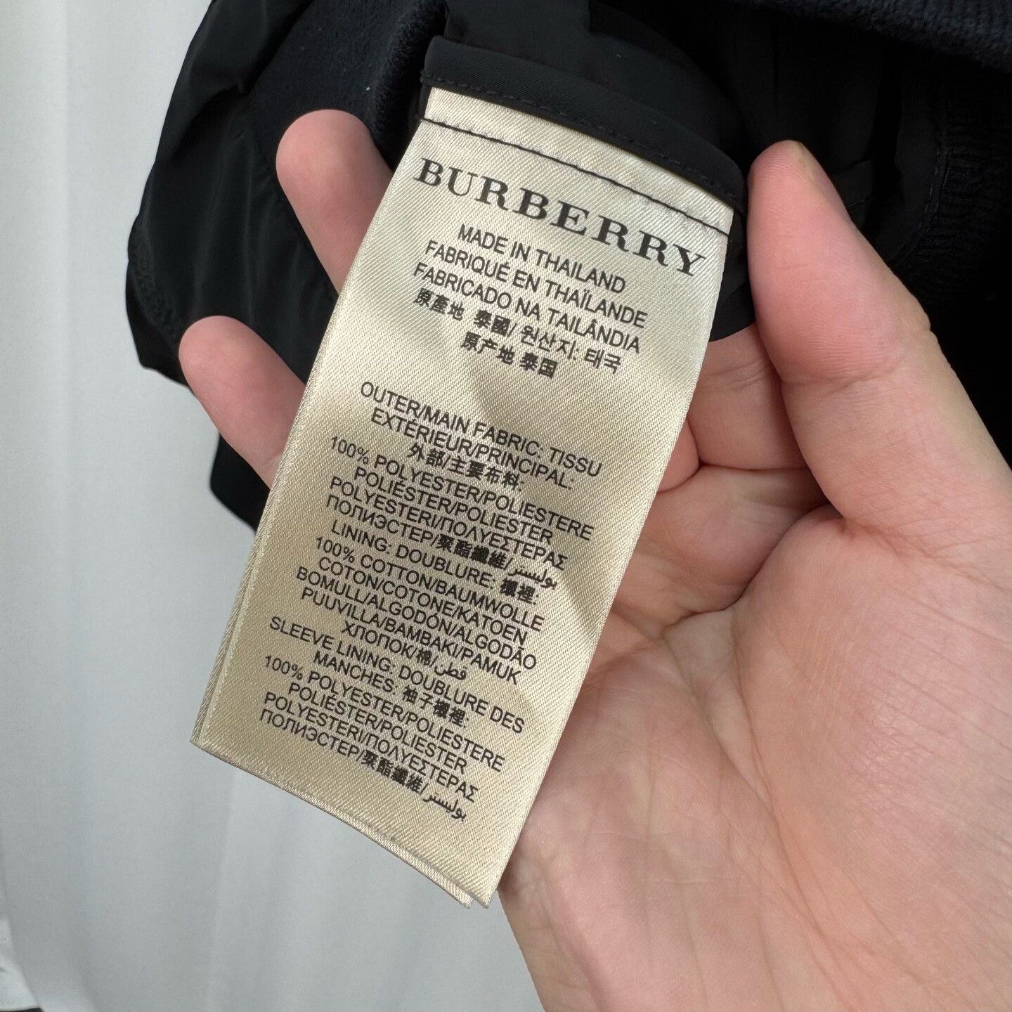 Burberry Burberry Brit Knight Logo Check Lining Jacket XL Size US XL / EU 56 / 4 - 7 Thumbnail