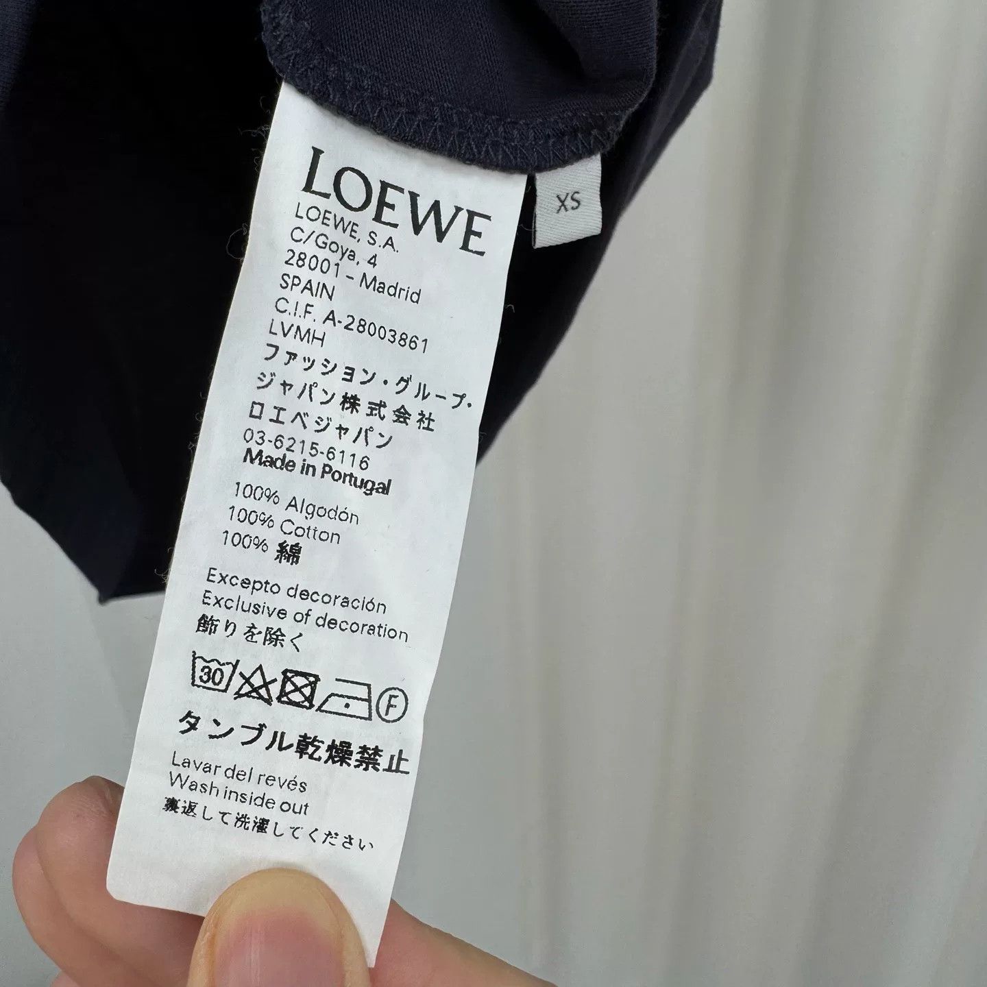 Loewe Loewe Anagram Embroidered T-Shirt Size XS Size US XS / EU 42 / 0 - 7 Thumbnail