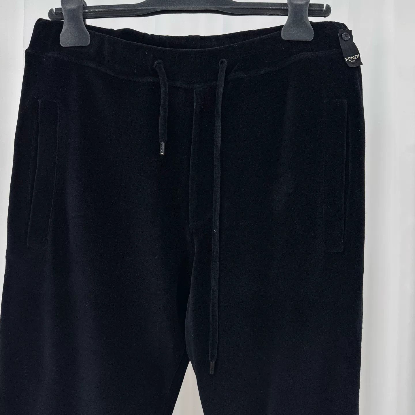 Fendi Fendi Velvet FF Side Logo Joggers Size 48 Size US 32 / EU 48 - 4 Thumbnail