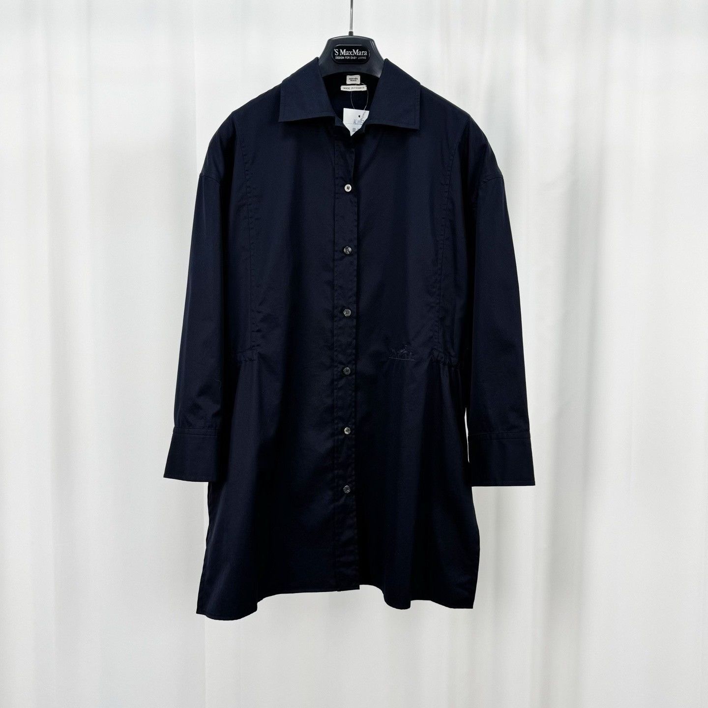 Hermes Hermes Embroidered Cotton Shirt Dress 36 Size XS / US 0-2 / IT 36-38 - 2 Thumbnail