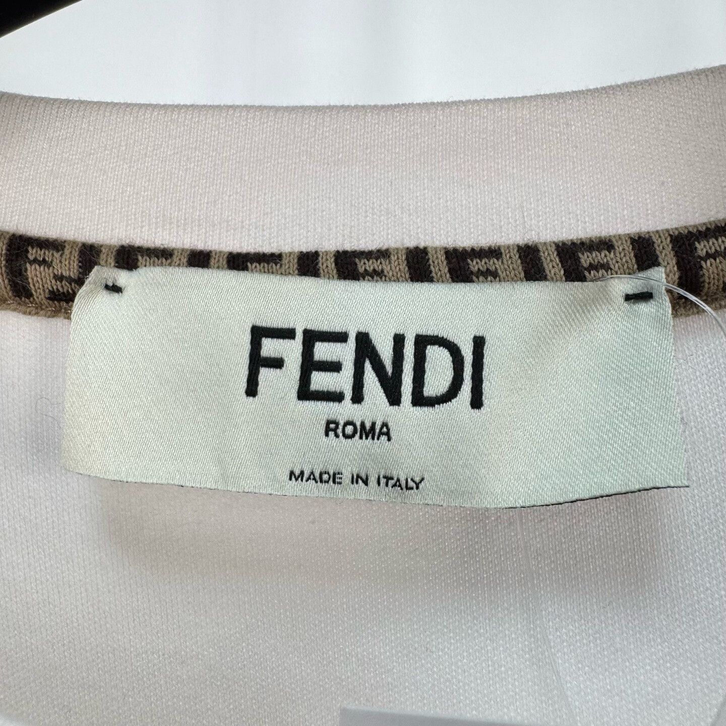 Fendi Fendi Sleeve Pocket FF Logo T-Shirt XS Size US XS / EU 42 / 0 - 7 Thumbnail