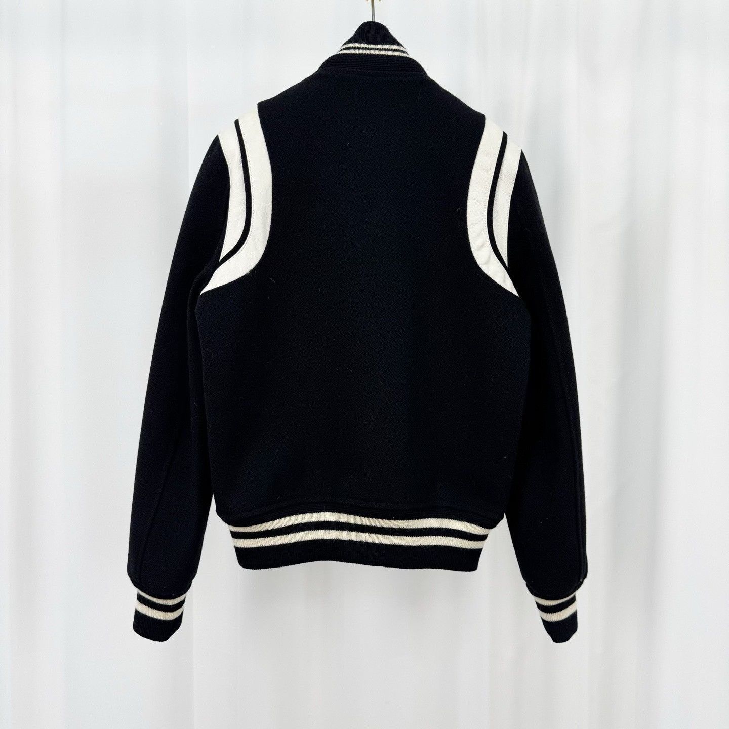 Saint Laurent Paris Saint Laurent Wool Teddy Varsity Jacket F36 Size XS / US 0-2 / IT 36-38 - 3 Thumbnail