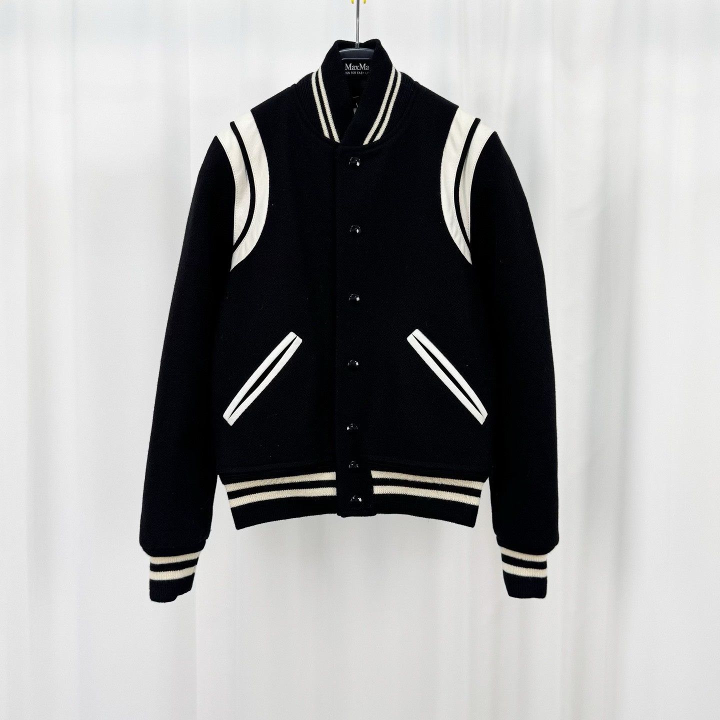 Saint Laurent Paris Saint Laurent Wool Teddy Varsity Jacket F36 Size XS / US 0-2 / IT 36-38 - 2 Thumbnail