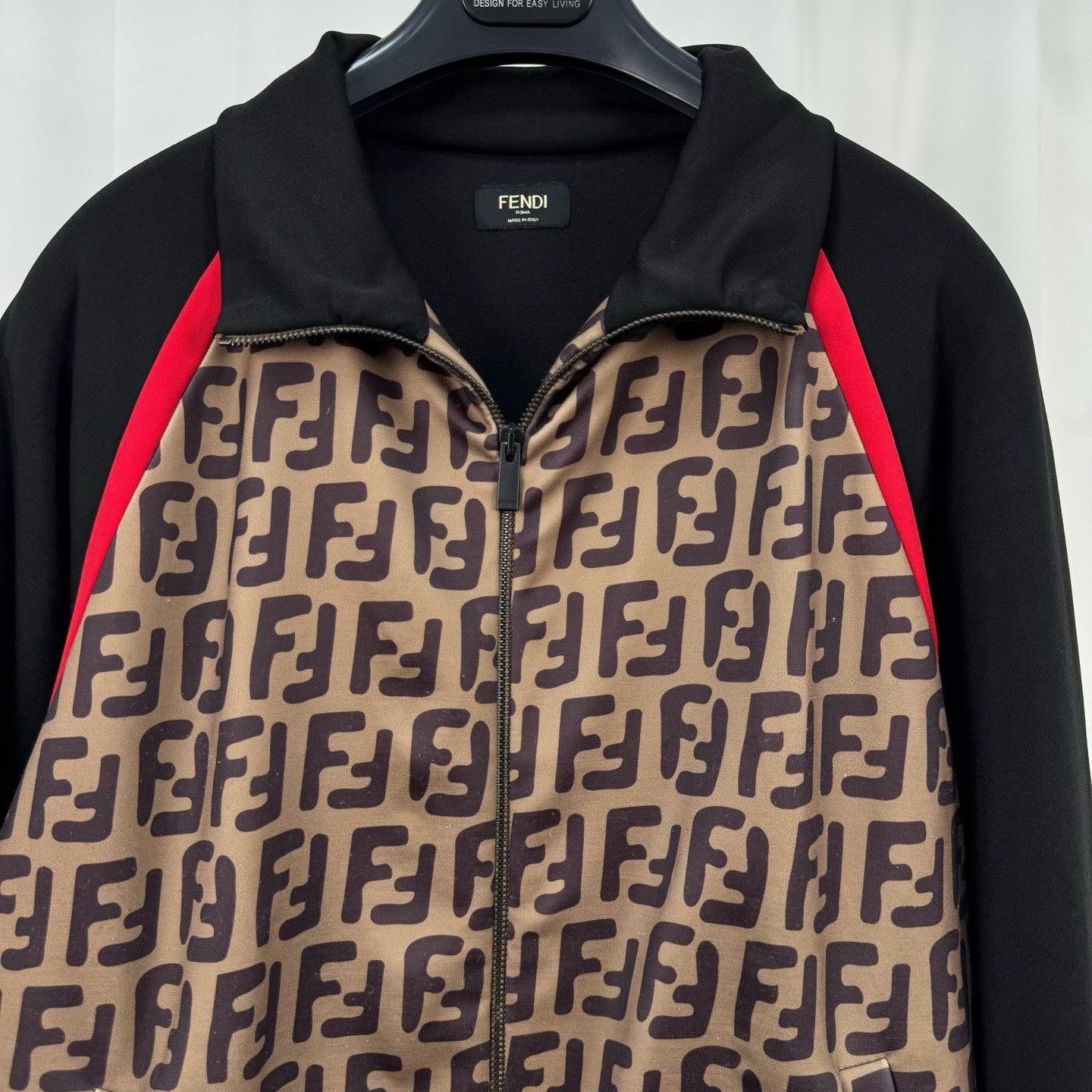 Fendi Fendi FF Monogram Zip-Up Track Jacket Size M Size US M / EU 48-50 / 2 - 4 Thumbnail
