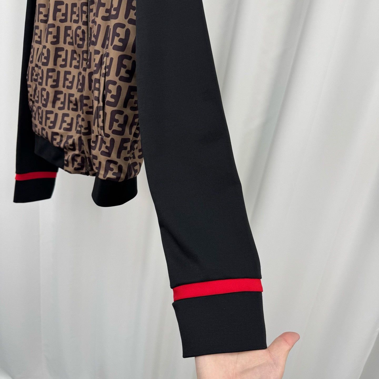 Fendi Fendi FF Monogram Zip-Up Track Jacket Size M Size US M / EU 48-50 / 2 - 5 Thumbnail
