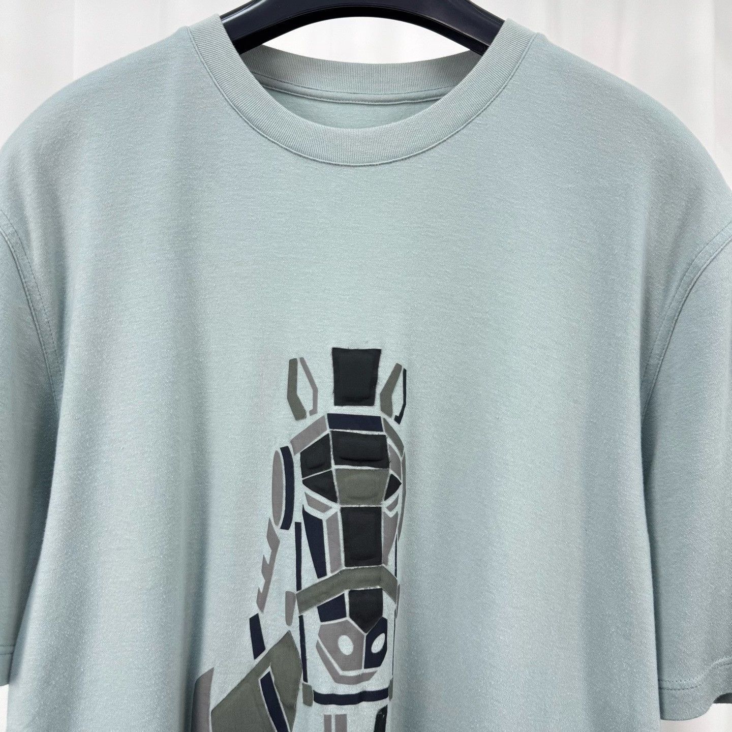 Hermes Hermes Horse Patch Cotton Cashmere T-Shirt Size M Size US M / EU 48-50 / 2 - 4 Thumbnail