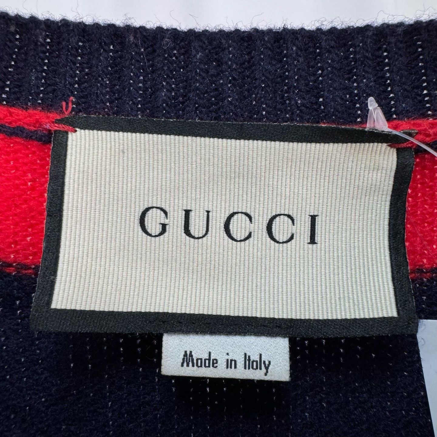 Gucci Gucci Bee Embroidered Striped Sweater Size M Size US M / EU 48-50 / 2 - 6 Thumbnail