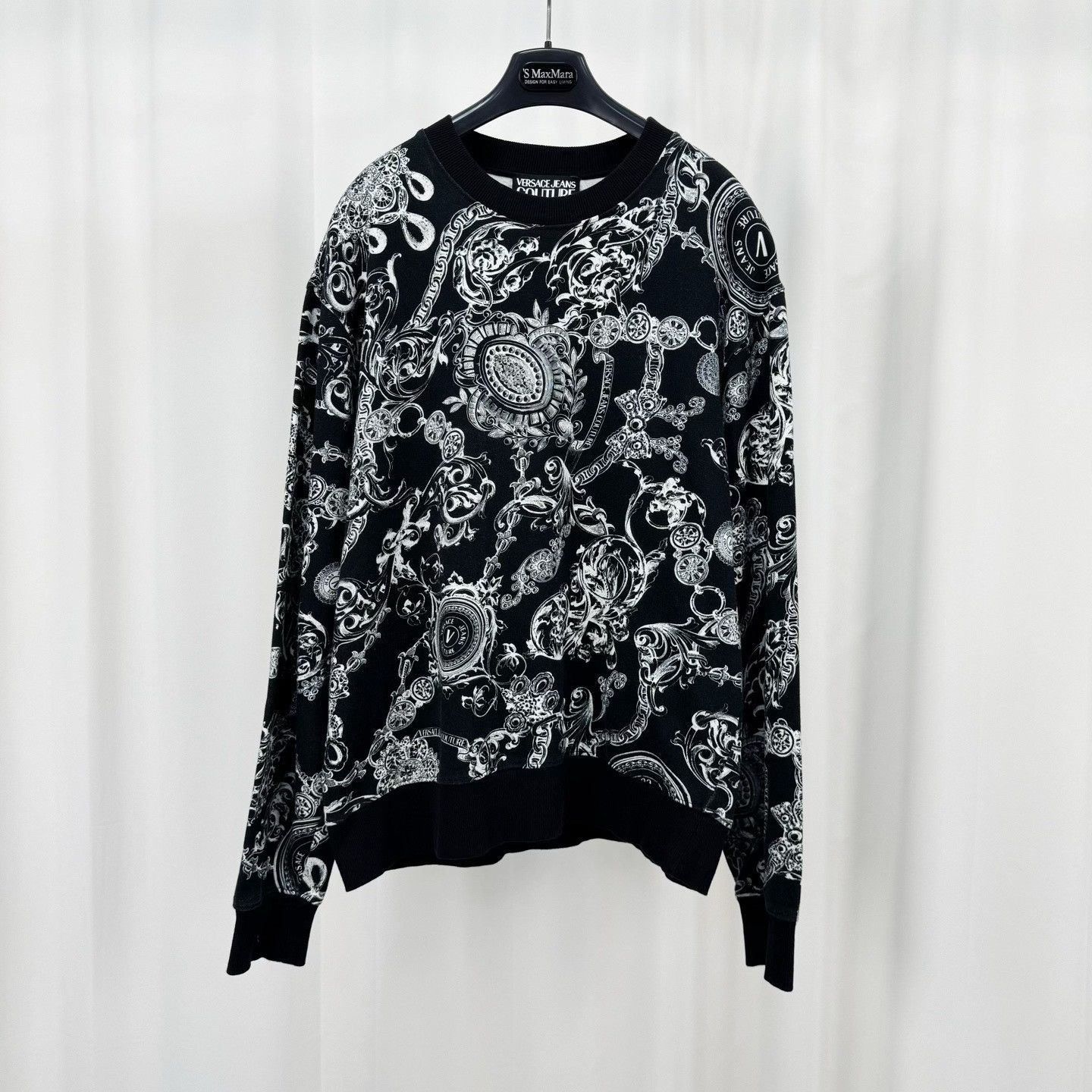 Versace Jeans Couture Versace Jeans Couture Baroque Print Sweatshirt XL Size US XL / EU 56 / 4 - 2 Thumbnail