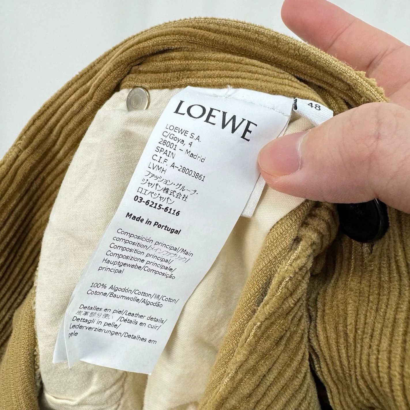 Loewe Loewe Corduroy Double Knee Carpenter Pants 48 Size US 32 / EU 48 - 8 Thumbnail