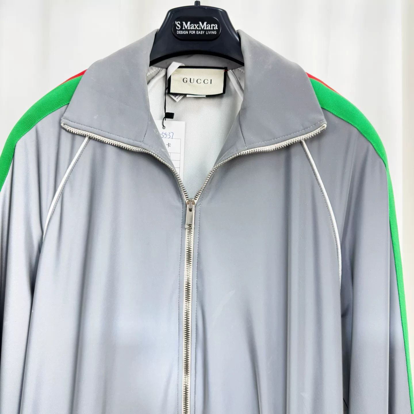 Gucci Gucci Reflective Web Stripe Zip Jacket Size S Size US S / EU 44-46 / 1 - 4 Thumbnail
