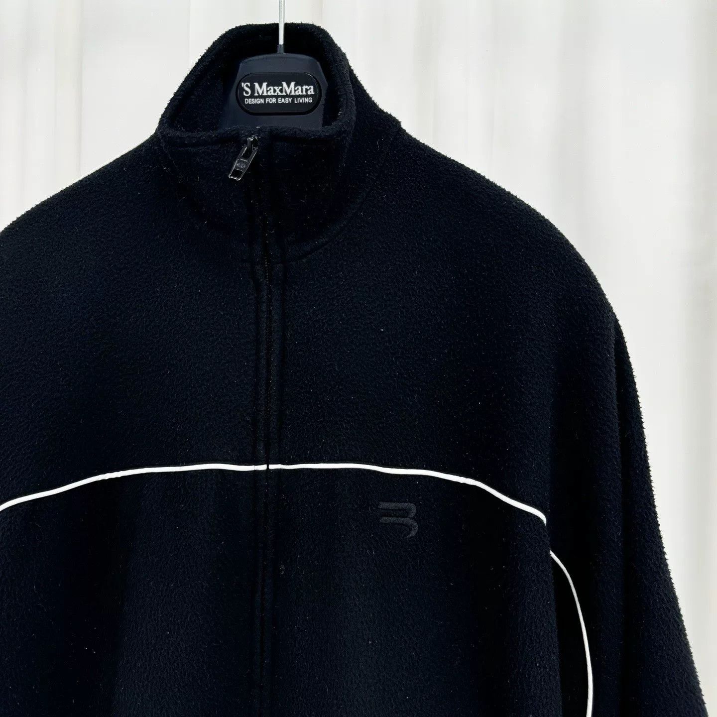 Balenciaga Balenciaga Embroidered Logo Fleece Zip Jacket 34 Size US XXS / EU 40 - 4 Thumbnail