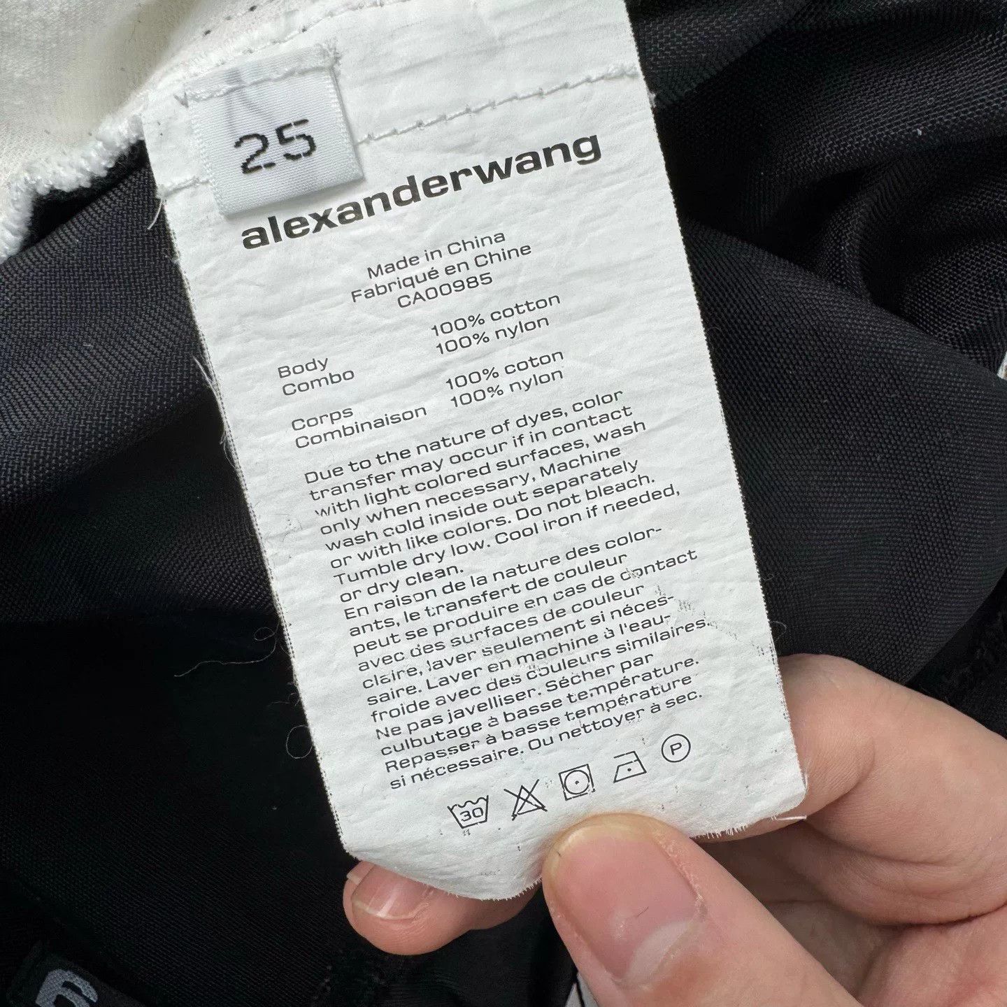 Alexander Wang Alexander Wang Paneled Denim Cargo Pants 25 Size 25" / US 0 / IT 36 - 8 Thumbnail