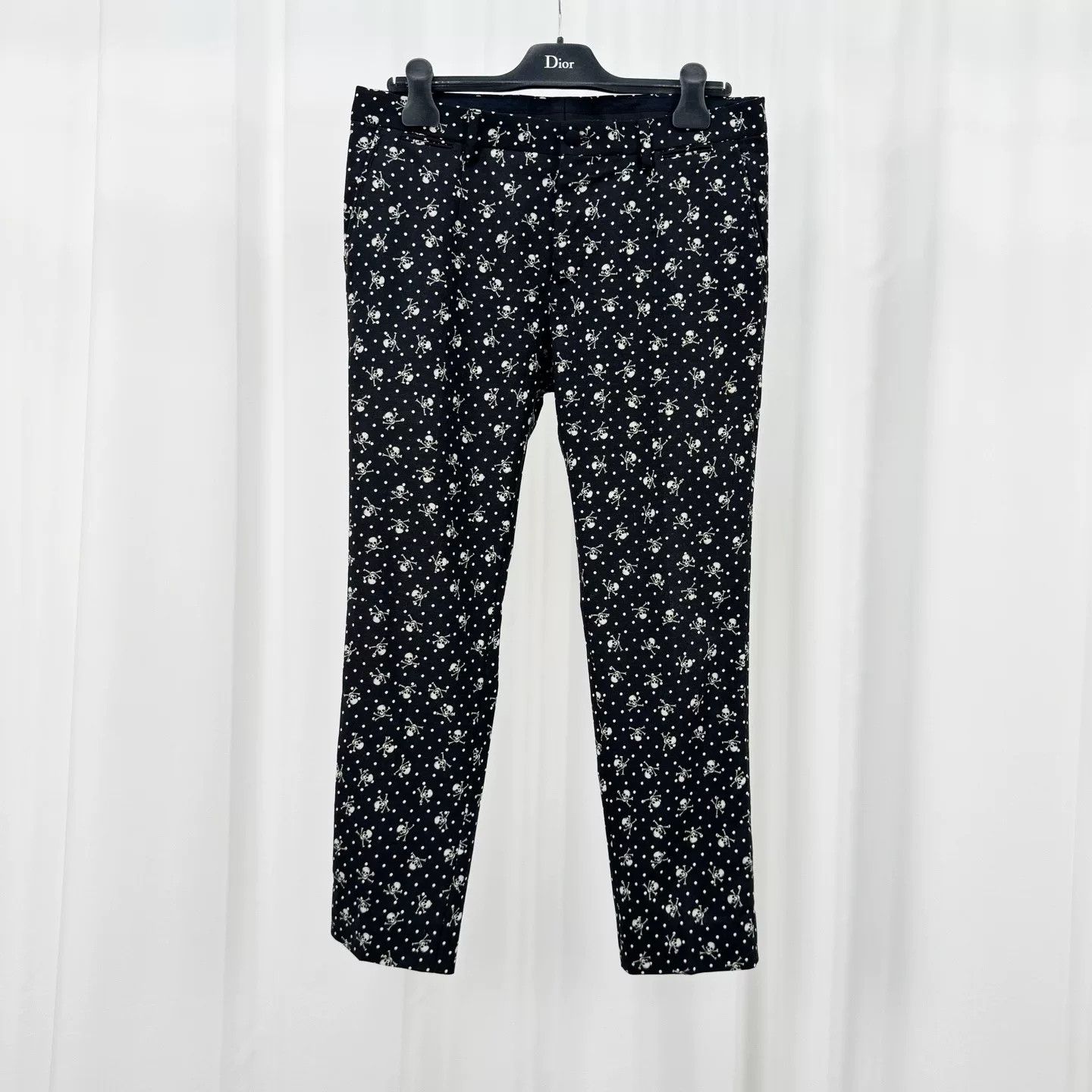 Dolce & Gabbana Dolce & Gabbana Skull Polka Dot Wool Pants Size 46 Size US 30 / EU 46 - 2 Thumbnail