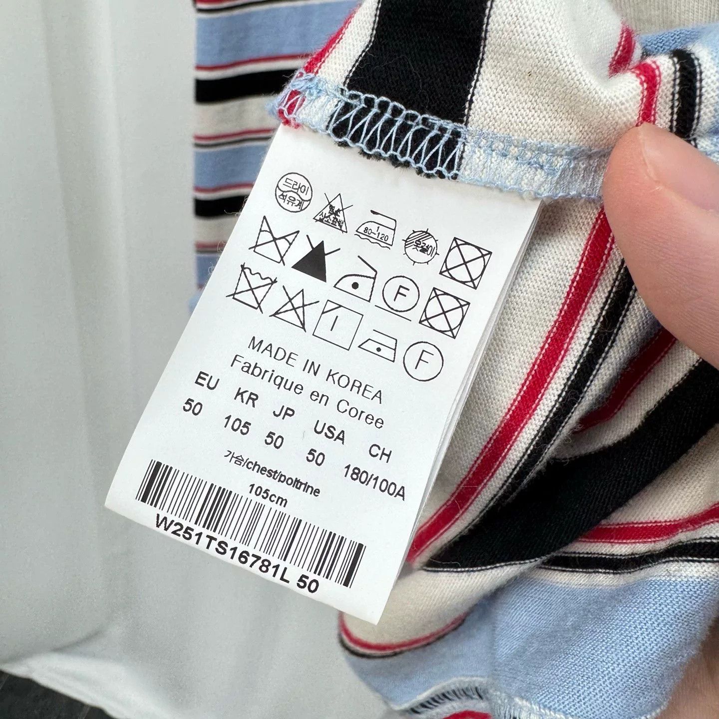 Wooyoungmi Wooyoungmi Striped Polo Shirt Size 50 Size US M / EU 48-50 / 2 - 7 Thumbnail