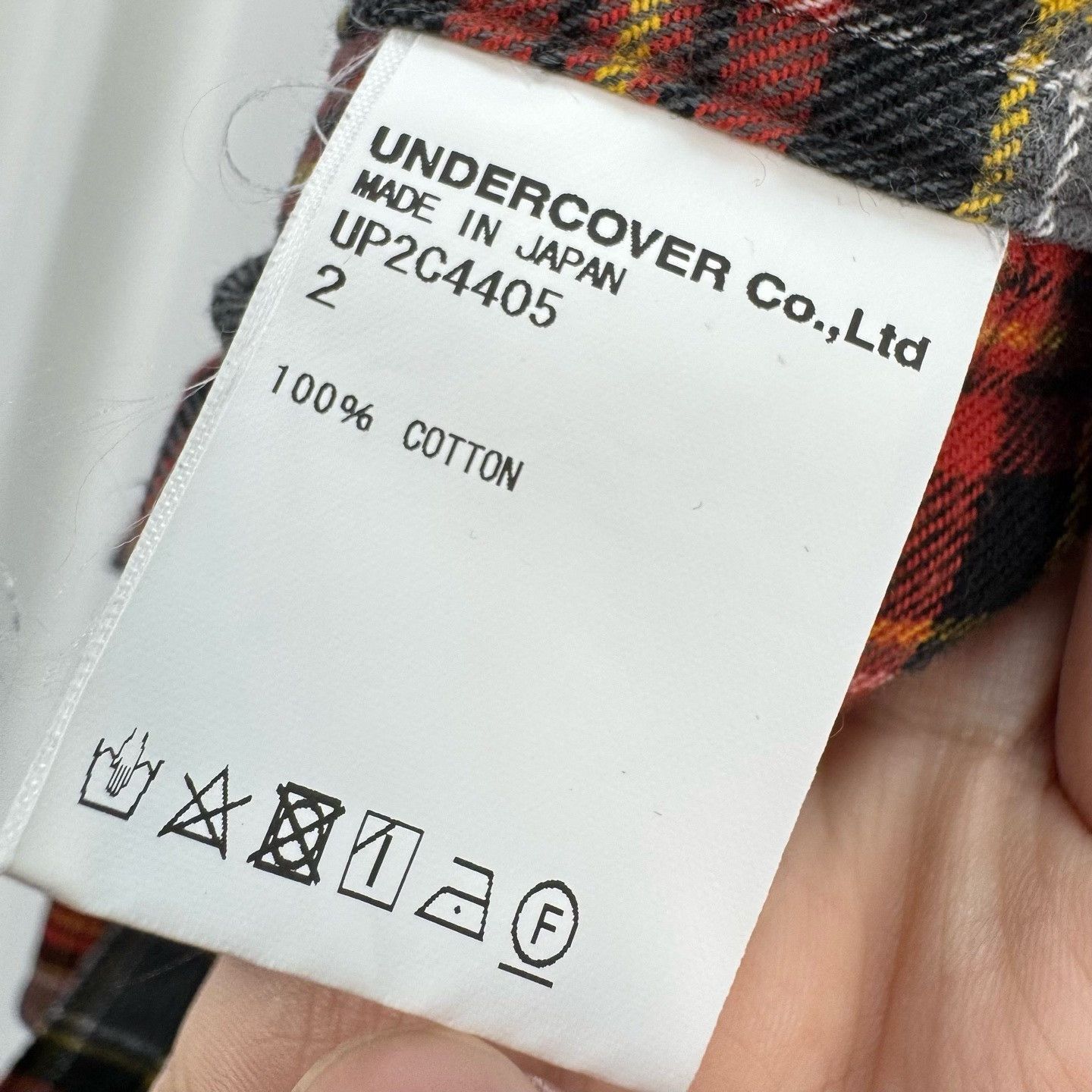 Undercover Undercover Panelled Plaid Flannel Shirt Size 2 Size US M / EU 48-50 / 2 - 6 Thumbnail