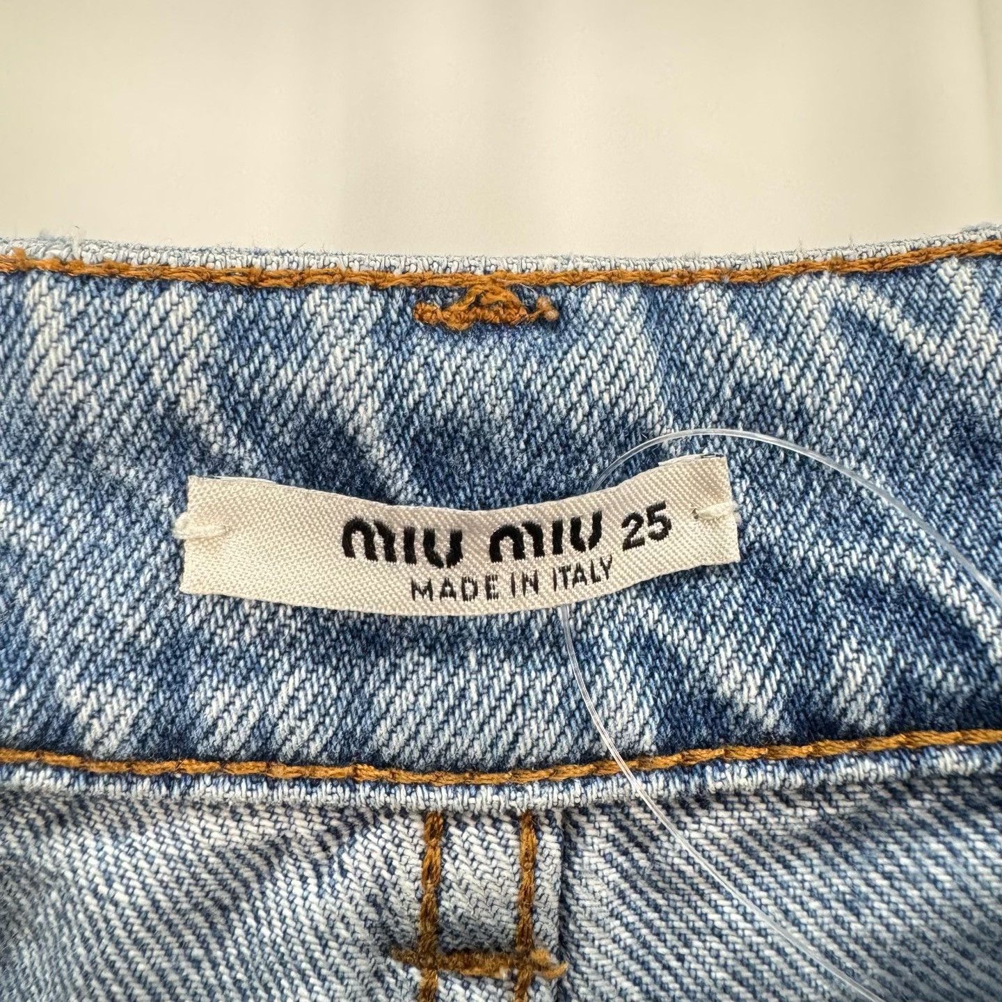 Miu Miu Miu Miu Daisy Print Denim Jeans Size 25 Size 25" / US 0 / IT 36 - 7 Thumbnail