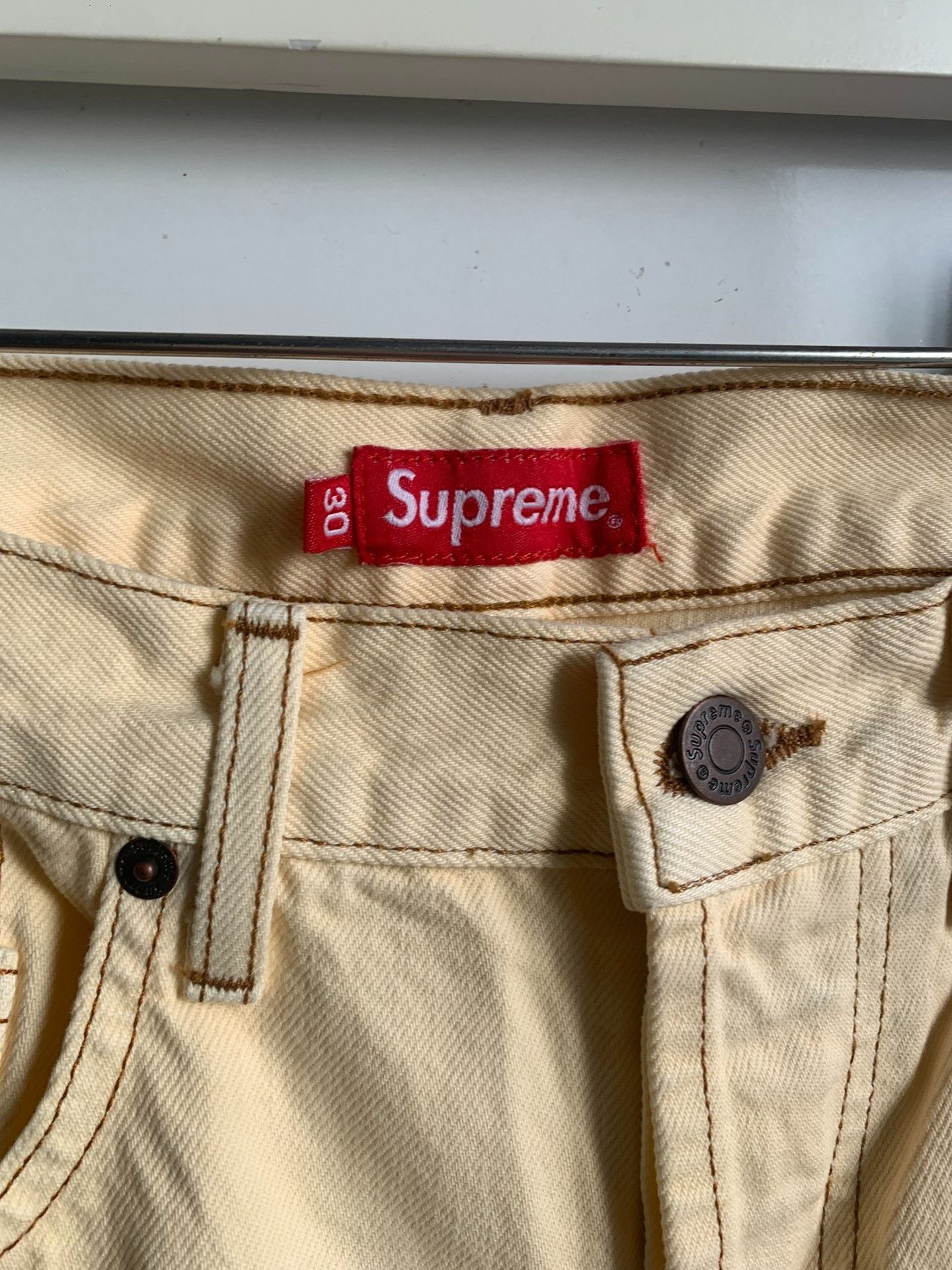 Supreme Supreme Star Logo Denim Jeans 30 Size US 30 / EU 46 - 4 Thumbnail