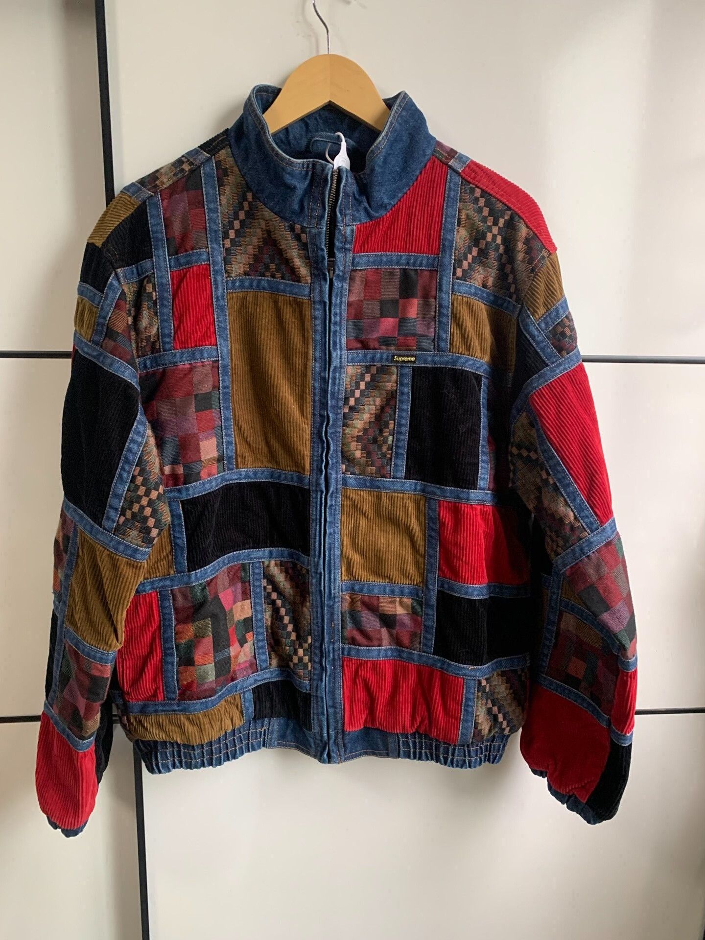 Supreme Supreme Corduroy Patchwork Jacket Size L Size US L / EU 52-54 / 3 - 2 Thumbnail