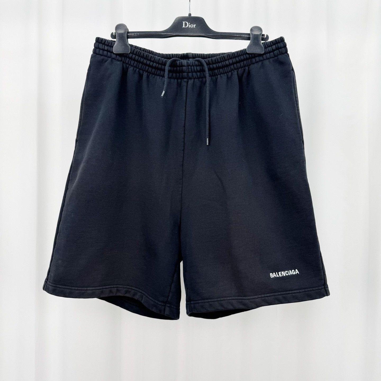 Balenciaga Balenciaga Logo Embroidered Sweat Shorts Size S Size US 30 / EU 46 - 2 Thumbnail