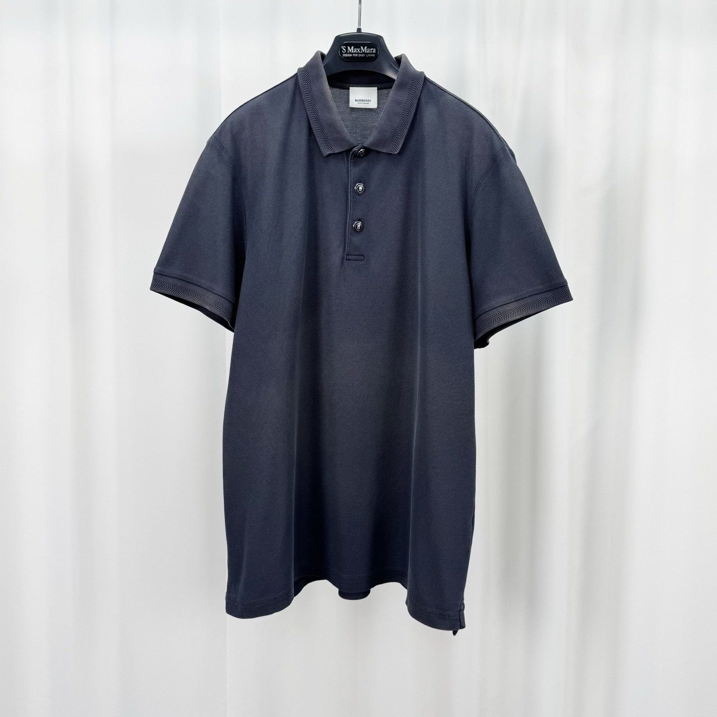 Burberry Burberry Enamel Button Polo Shirt Size L Size US L / EU 52-54 / 3 - 2 Thumbnail