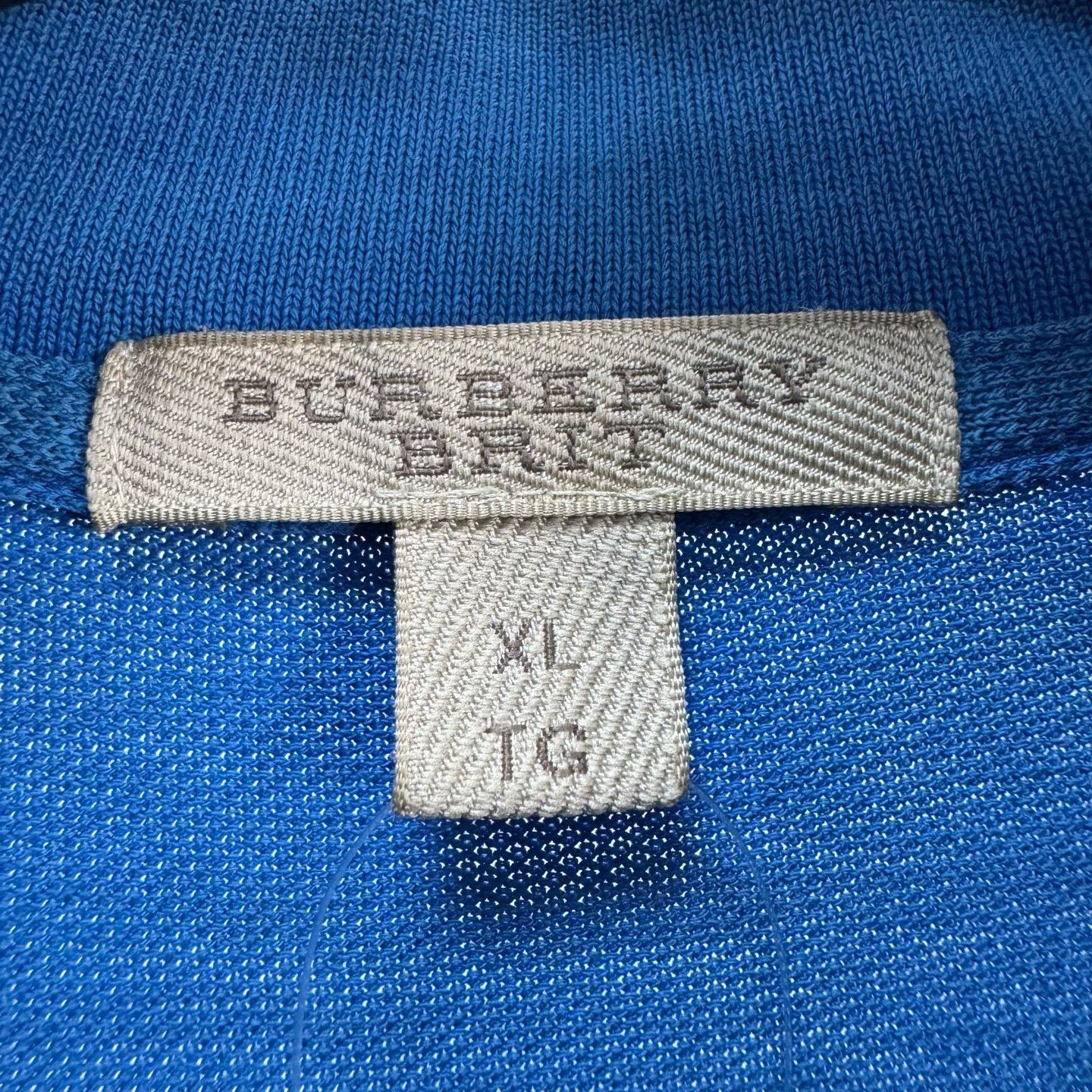 Burberry Burberry Brit Blue Embroidered Knight Polo Shirt XL Size US XL / EU 56 / 4 - 7 Thumbnail