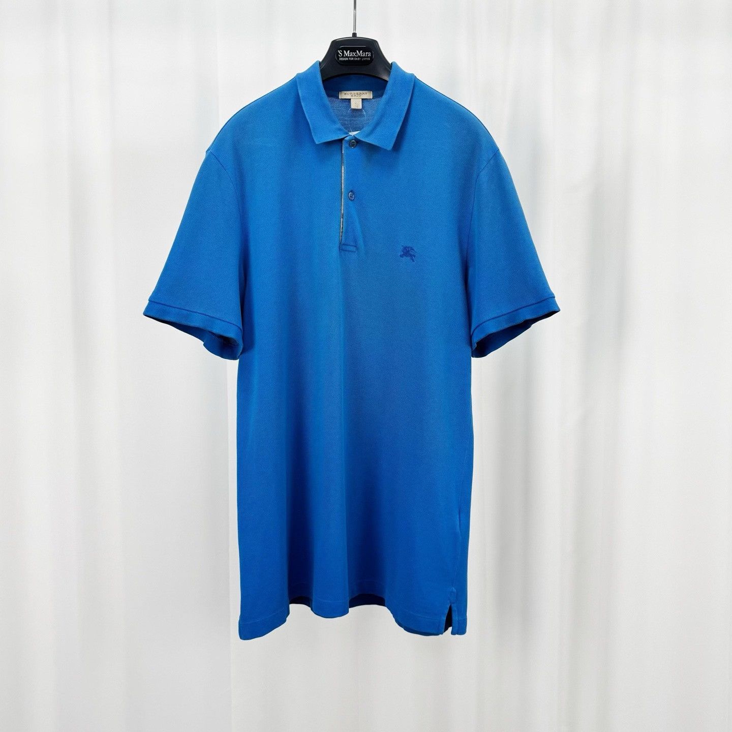 Burberry Burberry Brit Blue Embroidered Knight Polo Shirt XL Size US XL / EU 56 / 4 - 2 Thumbnail