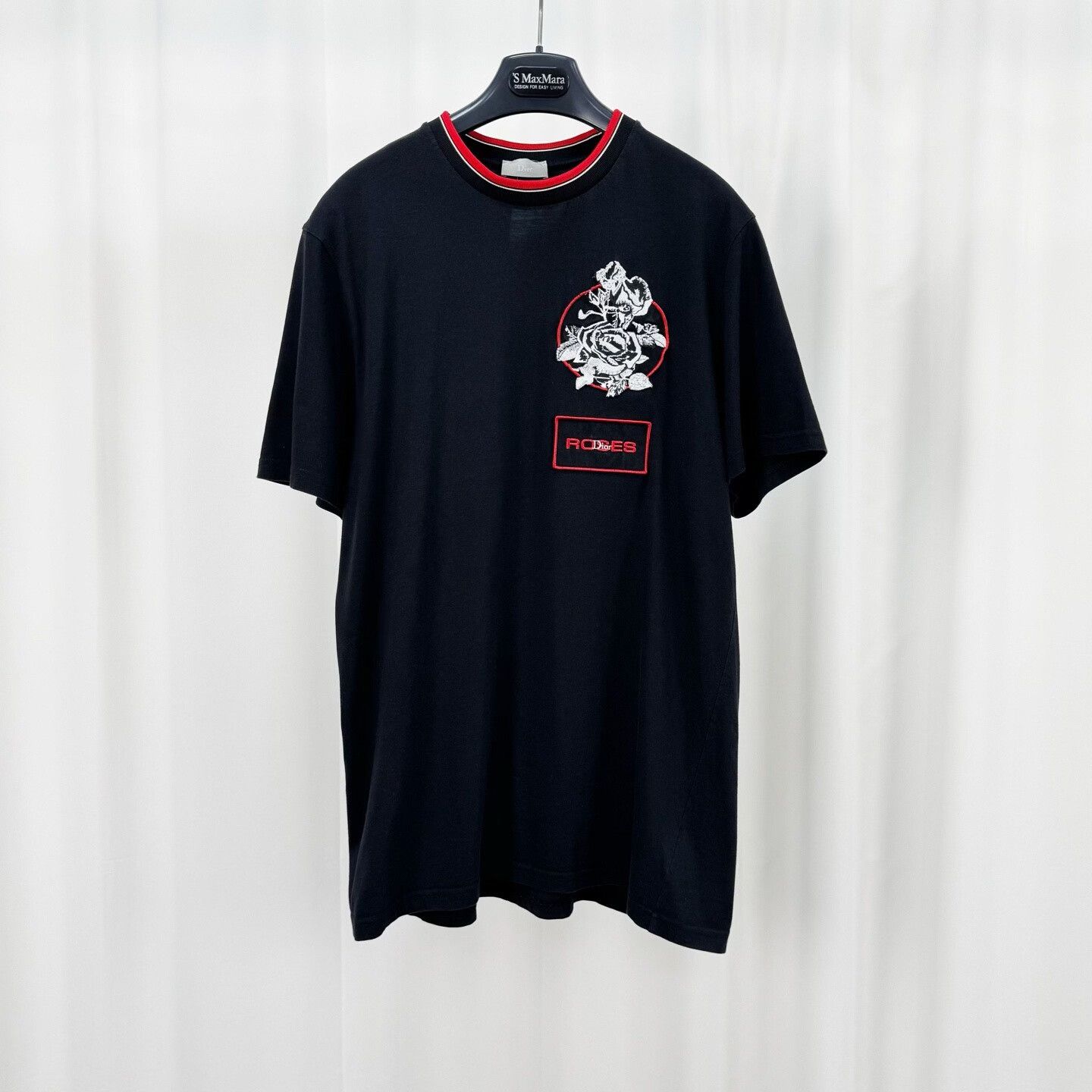 Dior Dior Floral Embroidery Patch T-Shirt L Size US L / EU 52-54 / 3 - 2 Thumbnail