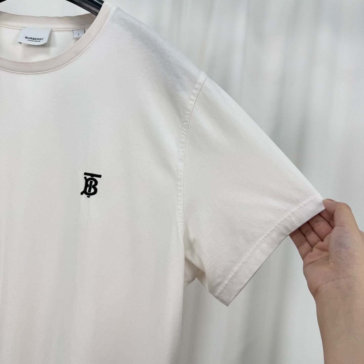 Burberry Burberry TB Monogram Embroidered T-Shirt L Size US L / EU 52-54 / 3 - 5 Thumbnail