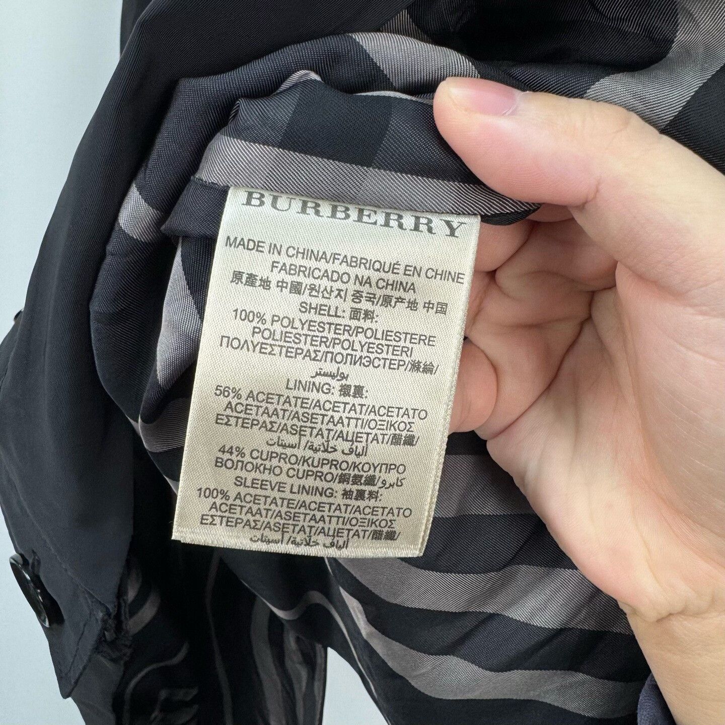 Burberry Burberry Check Lined Field Jacket Black XL Size US XL / EU 56 / 4 - 7 Thumbnail