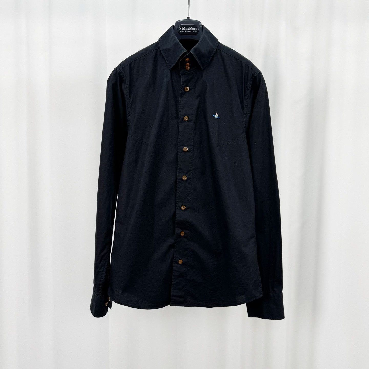 Vivienne Westwood Vivienne Westwood Orb Embroidered Shirt EU 48 Size US M / EU 48-50 / 2 - 2 Thumbnail