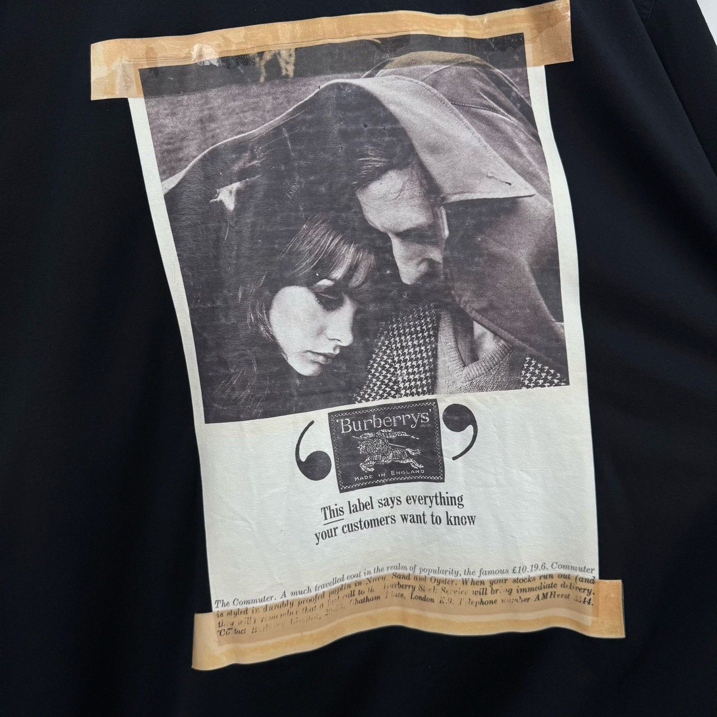 Burberry Burberry Poster Print T-Shirt XL Size US XL / EU 56 / 4 - 6 Thumbnail