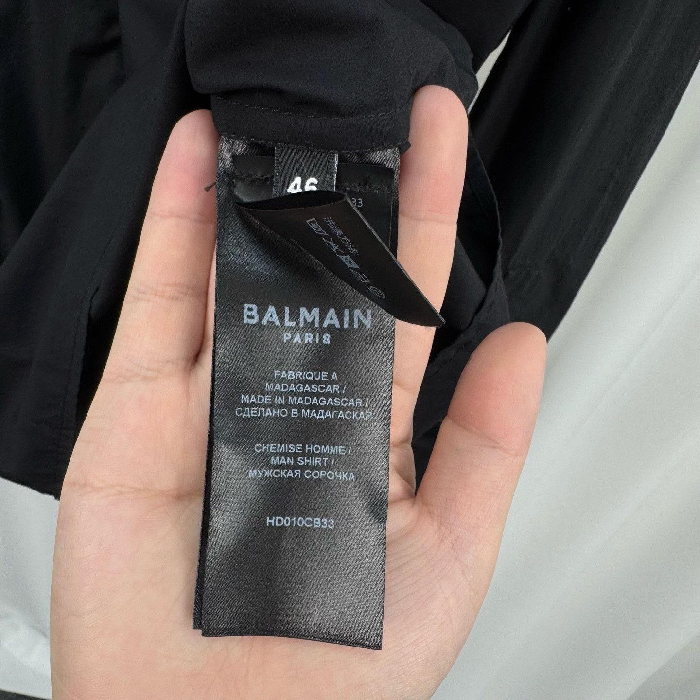Balmain Balmain Logo Zip Shirt Jacket 46 Size US S / EU 44-46 / 1 - 7 Thumbnail