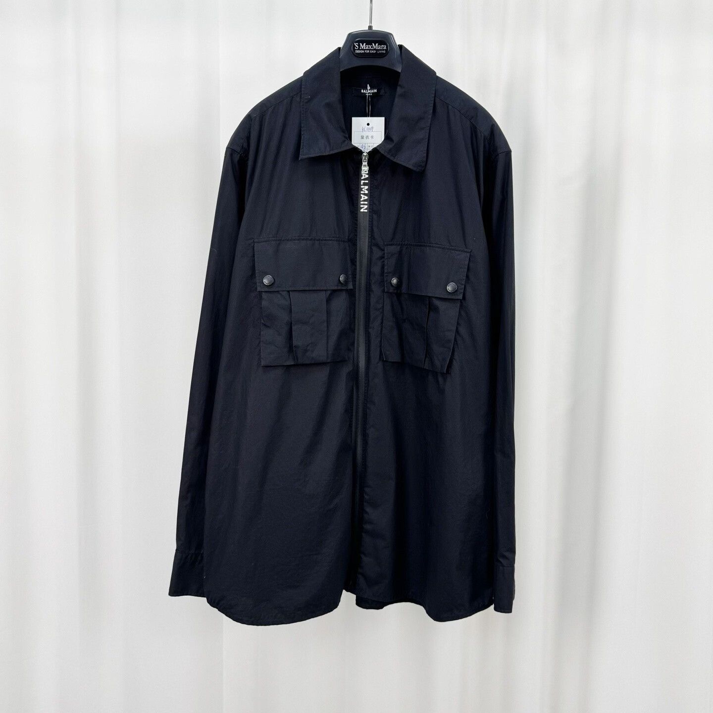 Balmain Balmain Logo Zip Shirt Jacket 46 Size US S / EU 44-46 / 1 - 2 Thumbnail